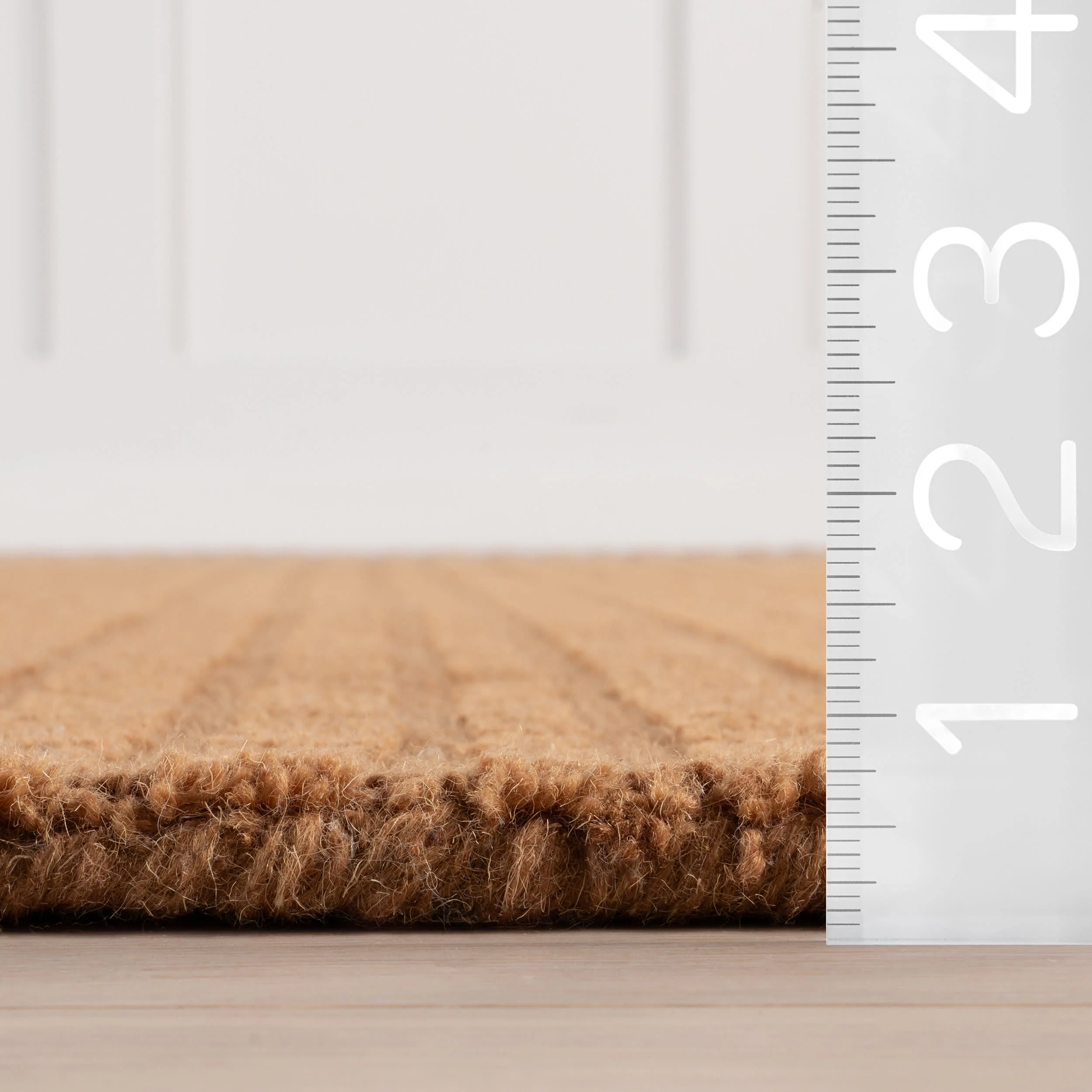 Southwest Striped Wool Rug | Rust - Image 5