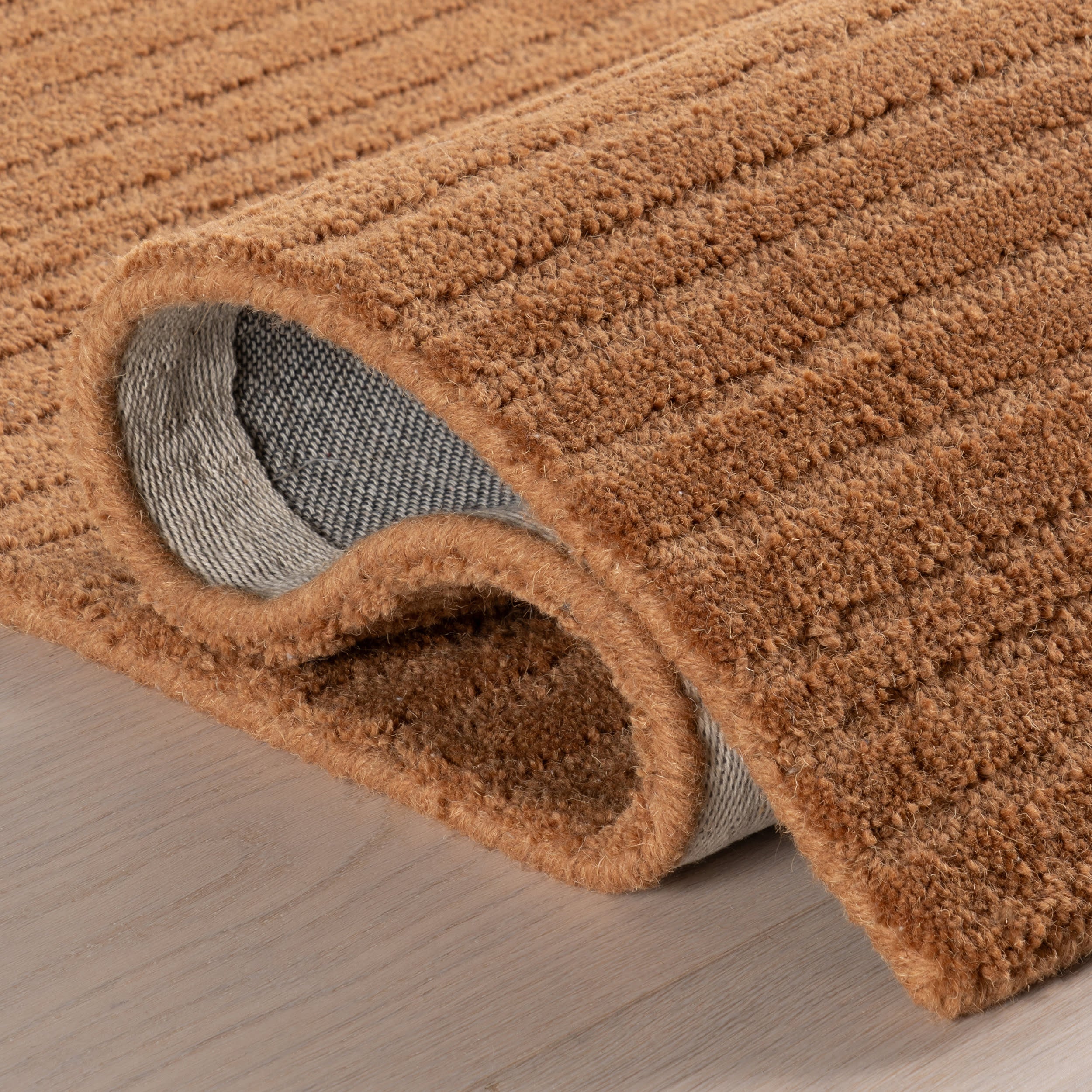 Southwest Striped Wool Rug | Rust - Image 8