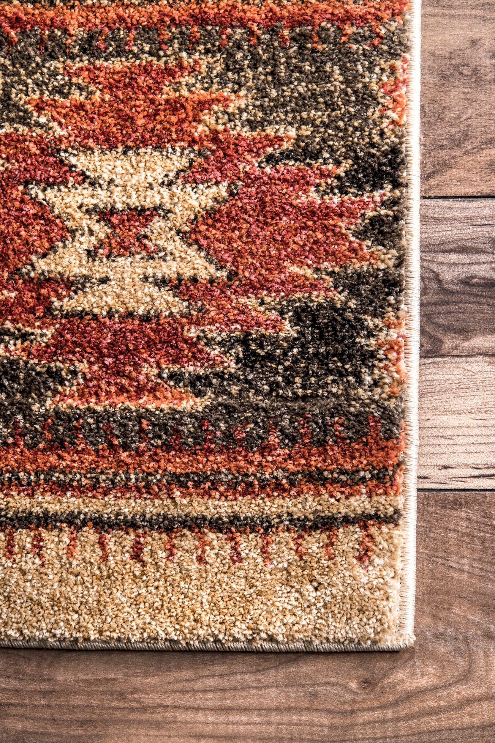 Southwestern Diamond Rug | Beige - Image 3