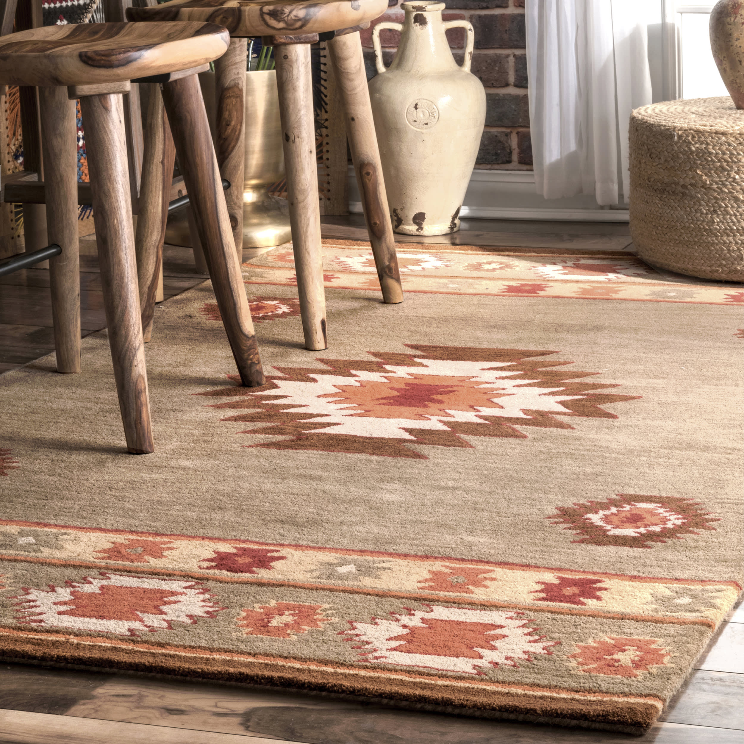 Southwestern Rug | Sage - Image 2