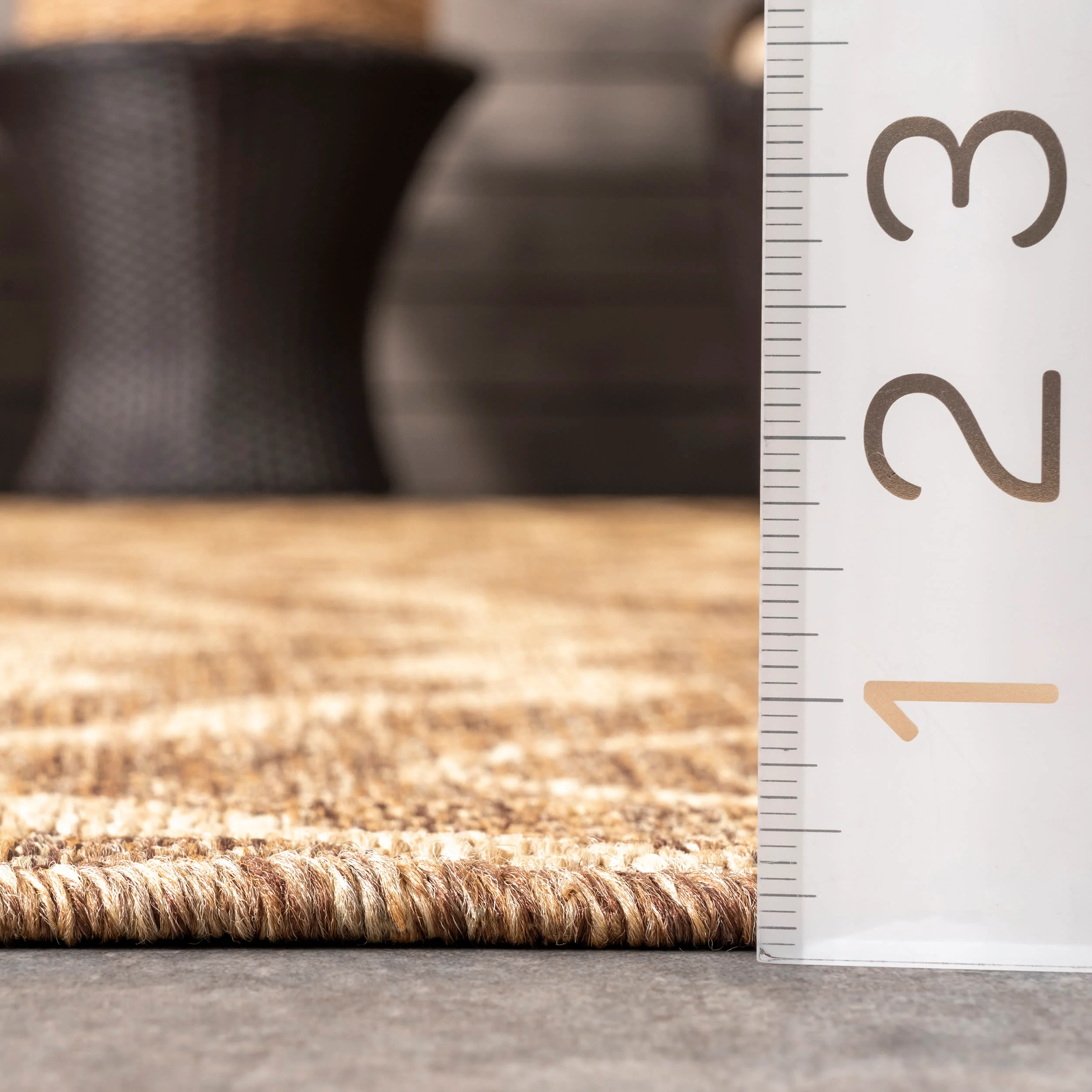 Spearhead Trellis Indoor/Outdoor Rug | Brown - Image 5