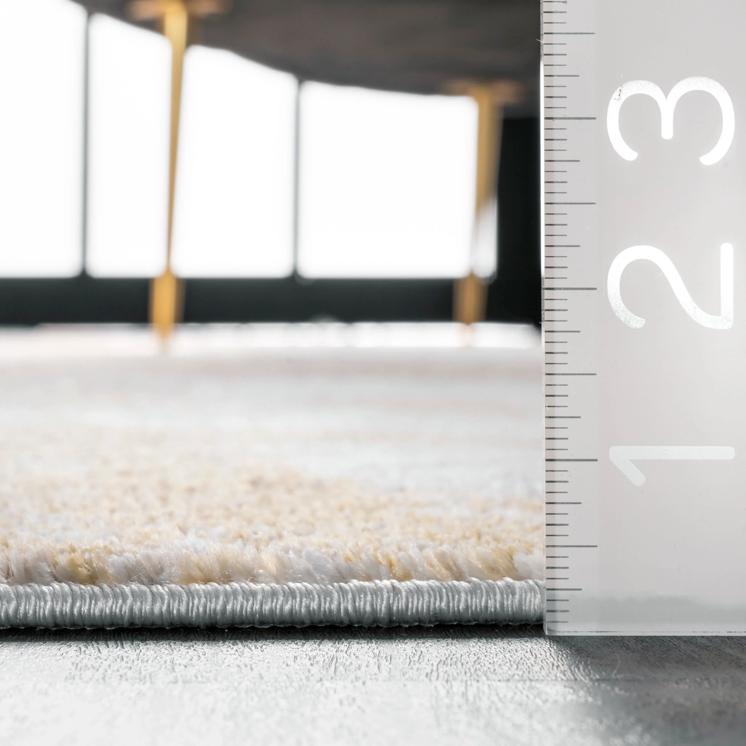 Splatter Abstract Rug | Gold - Image 5