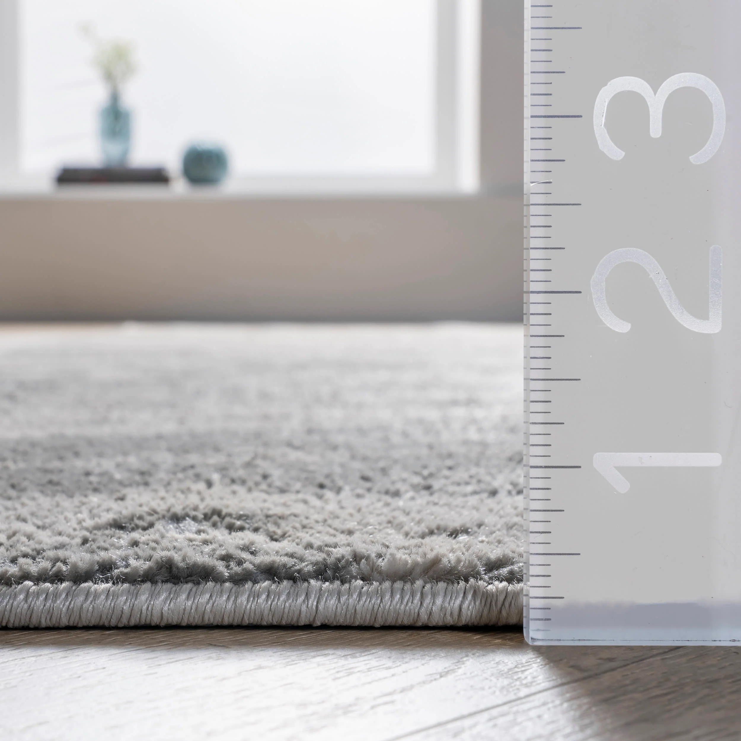 Splatter Abstract Rug | Silver - Image 5