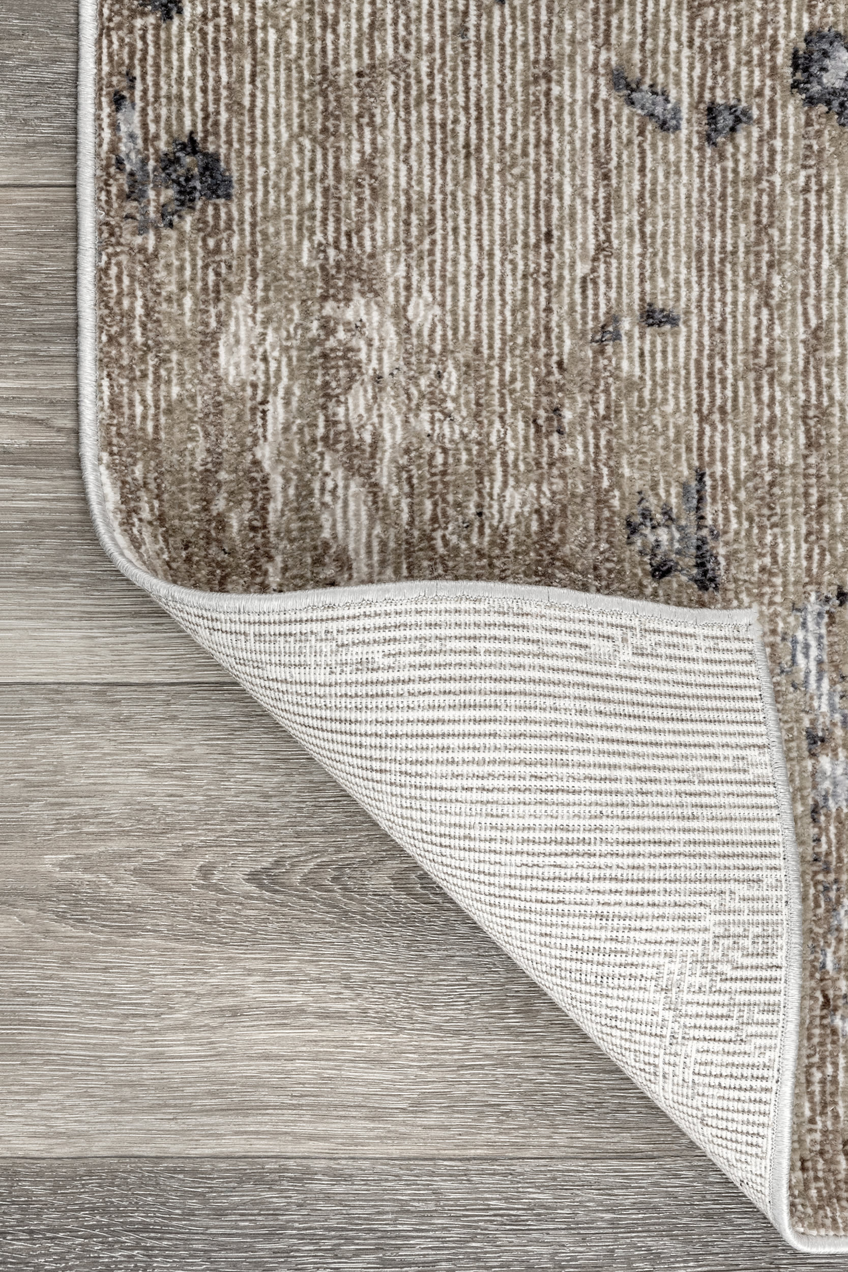 Splattered Abstract Rug | Grey - Image 2