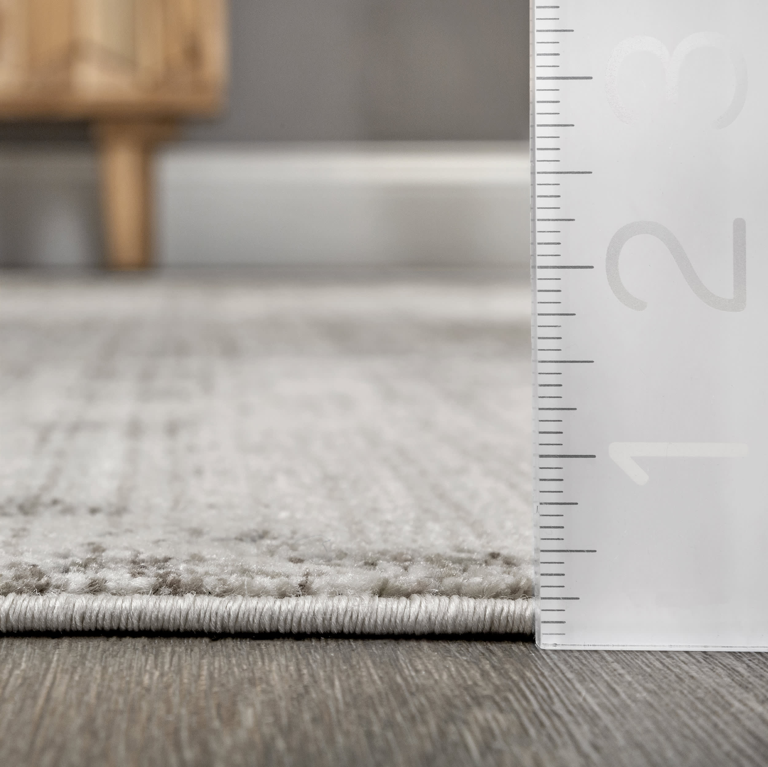 Splattered Abstract Rug | Light Brown - Image 5