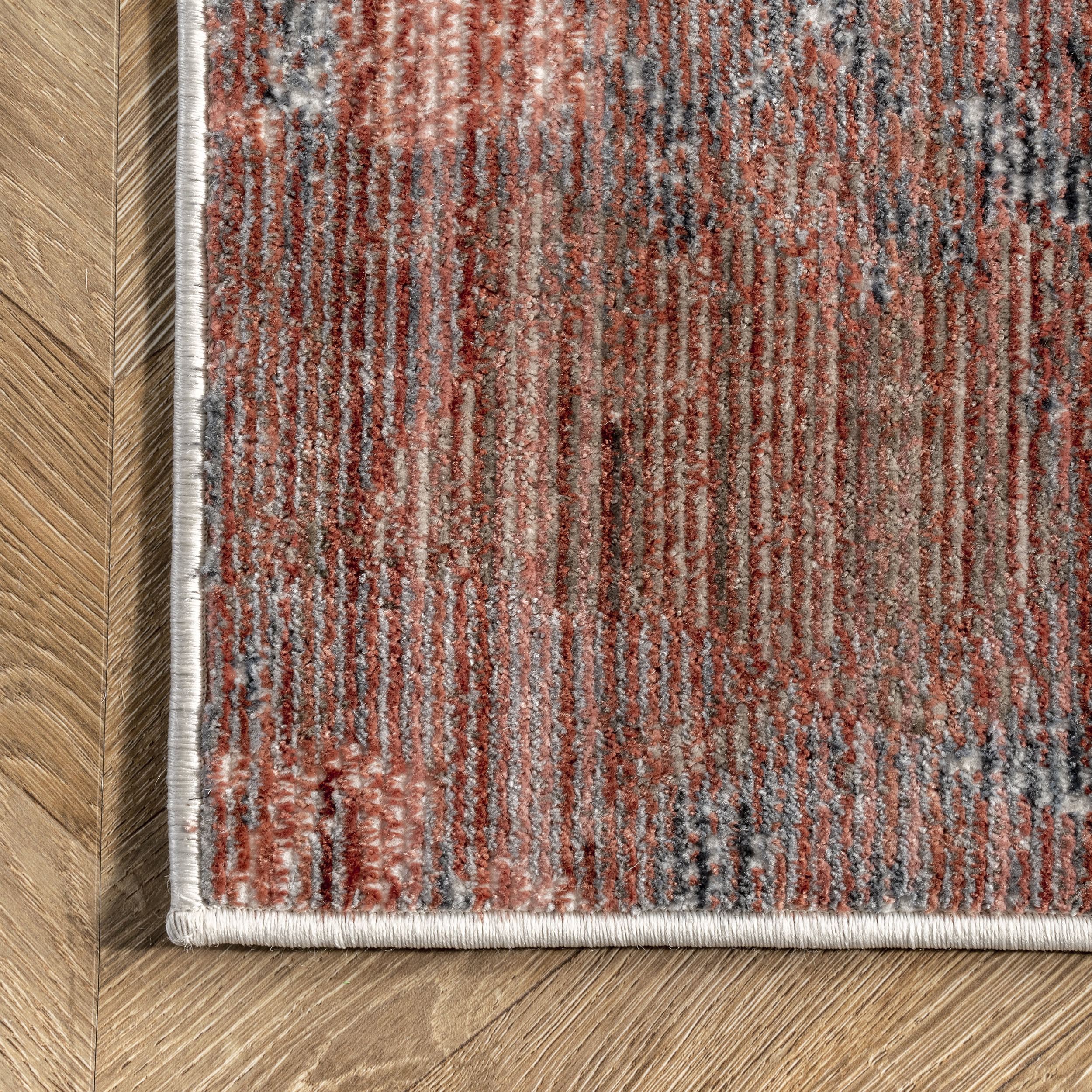 Splattered Abstract Rug | Orange - Image 3