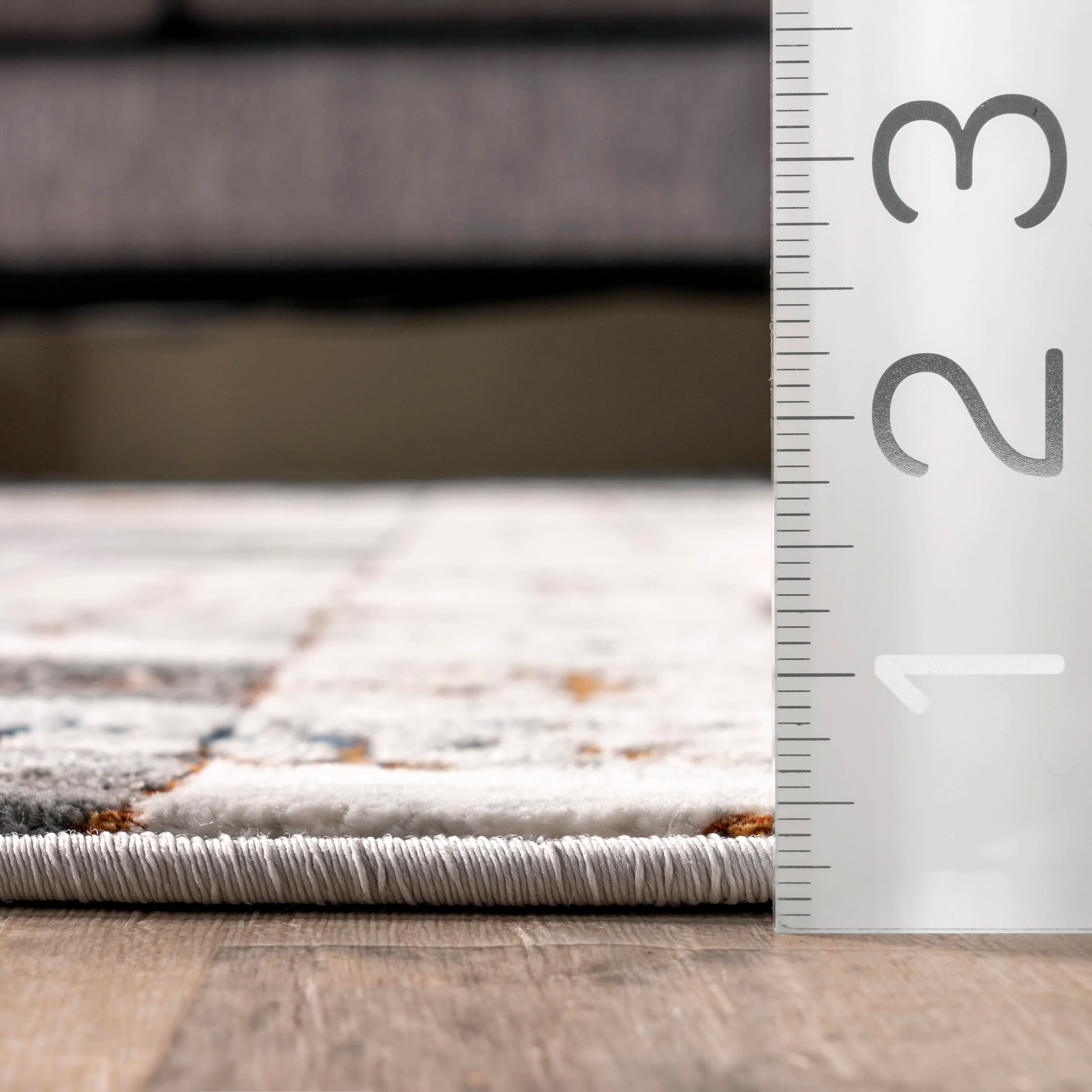 Sprawling Tiles Rug | Light Grey - Image 5