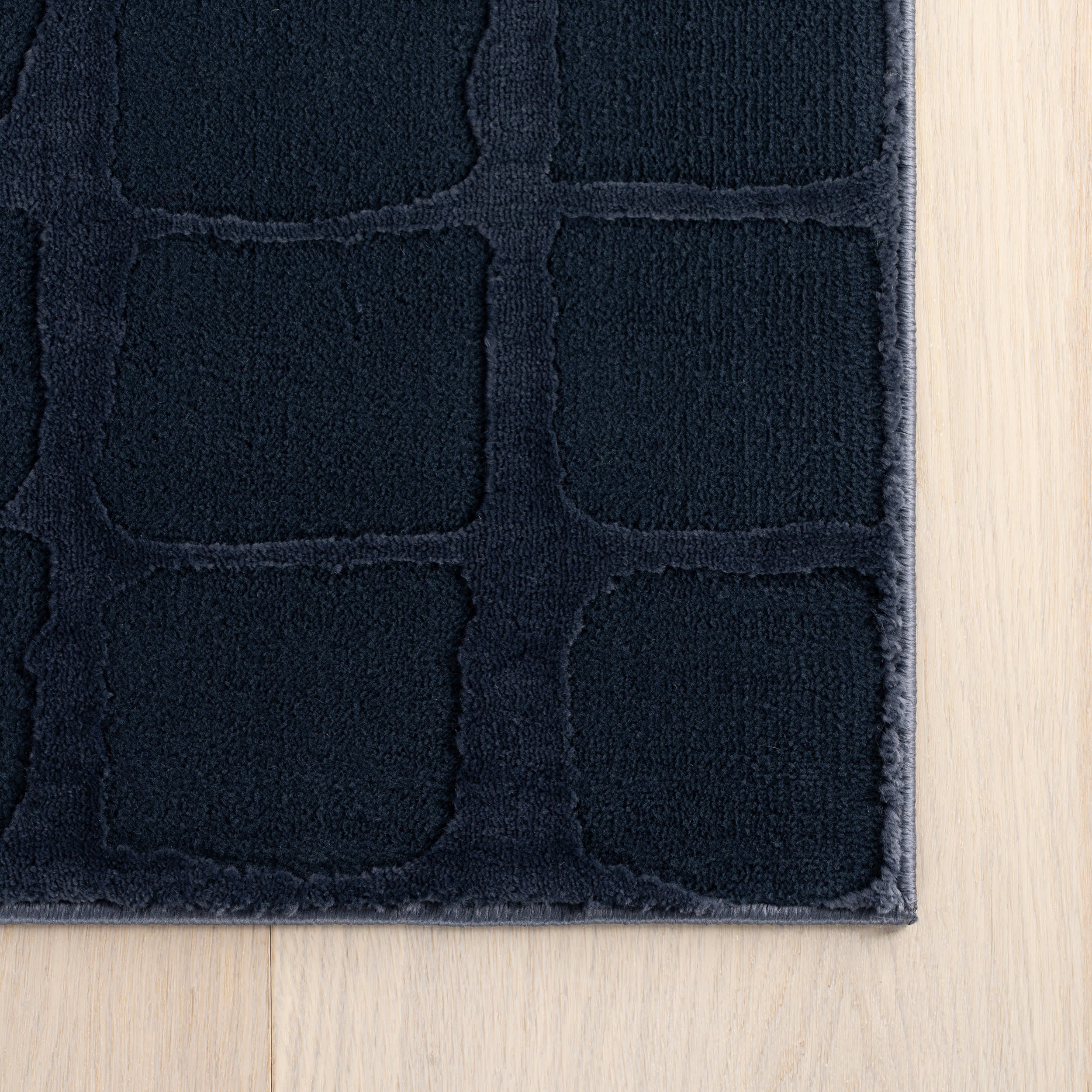 Spring Lake Plush Textured Washable Rug | Blue - Image 3