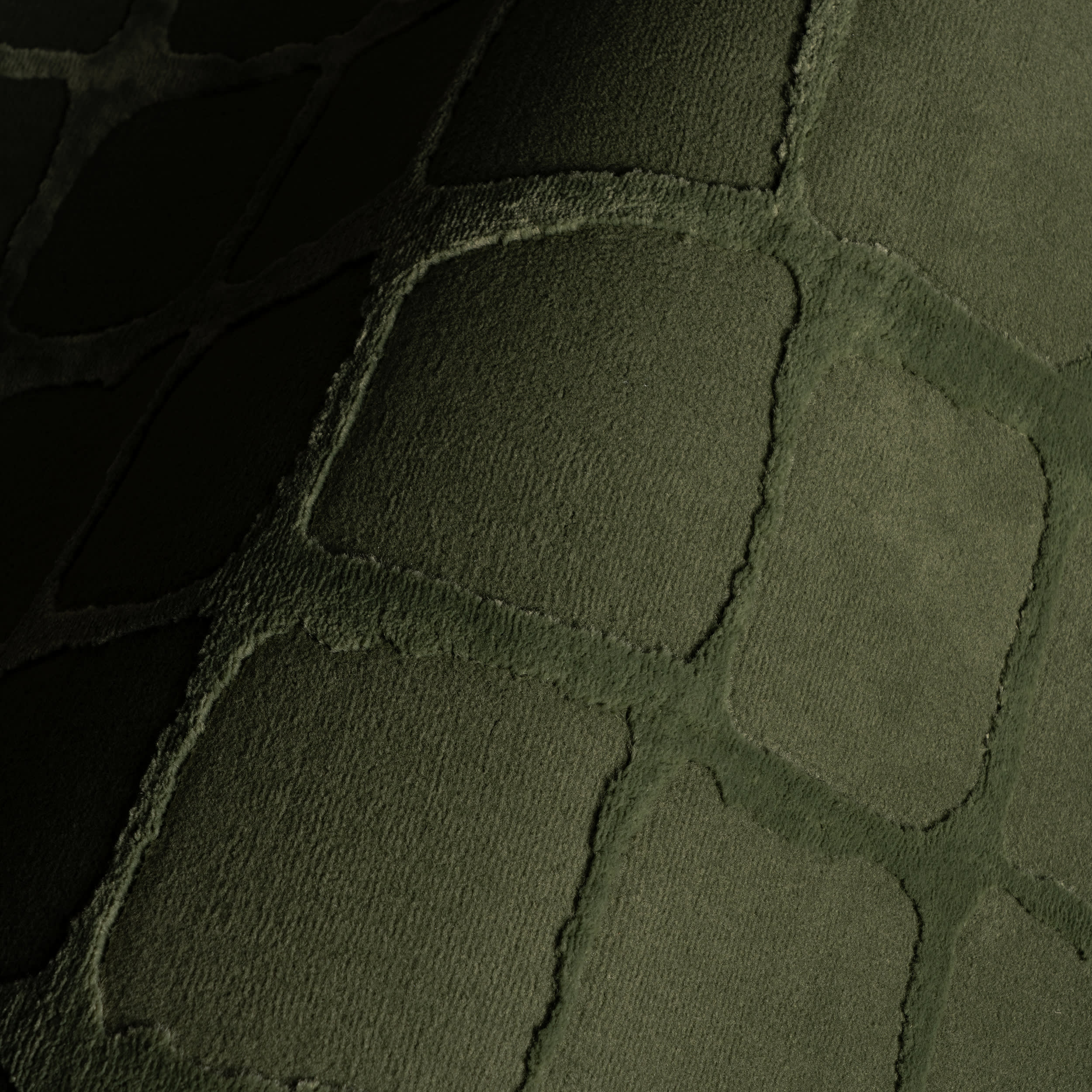 Spring Lake Plush Textured Washable Rug | Green - Image 2