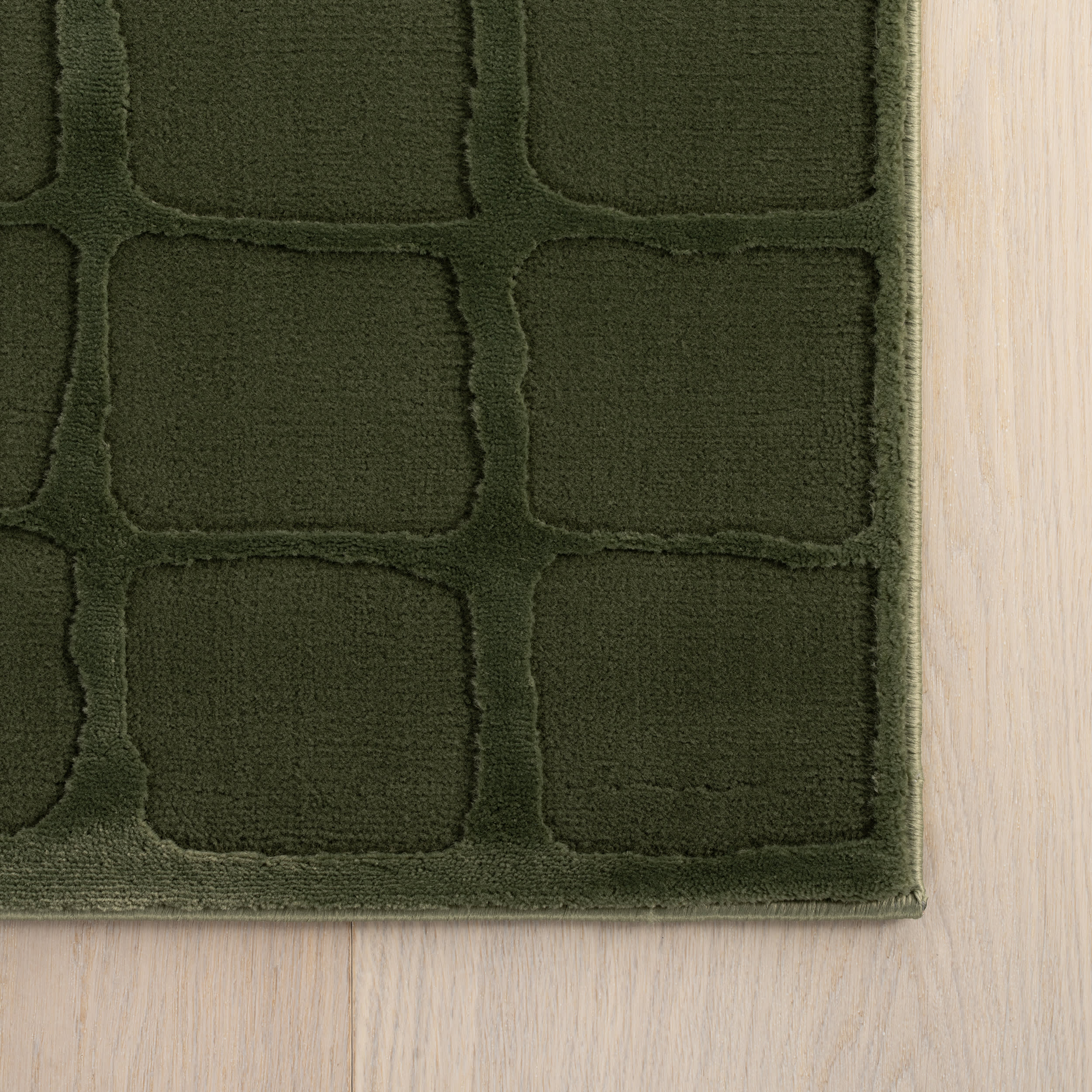 Spring Lake Plush Textured Washable Rug | Green - Image 3