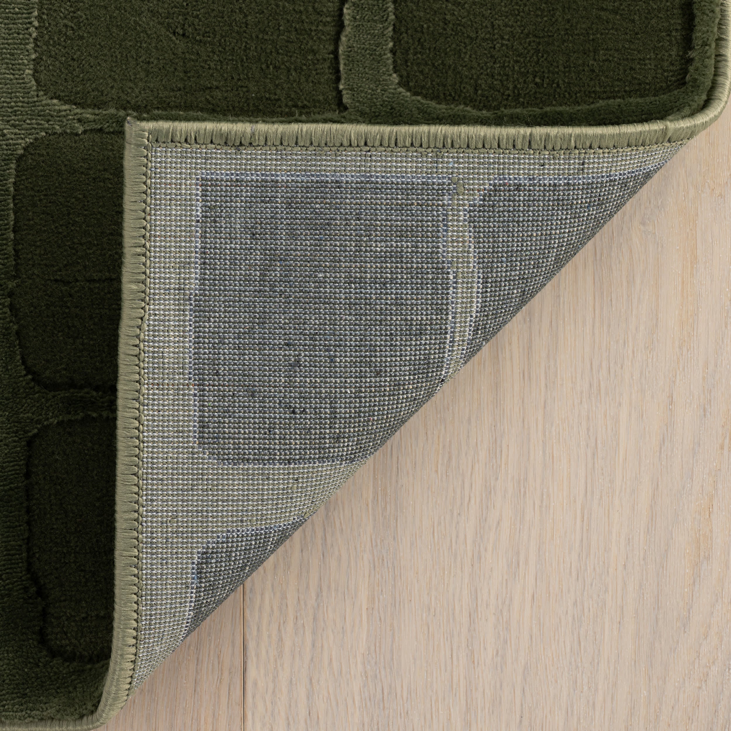 Spring Lake Plush Textured Washable Rug | Green - Image 5