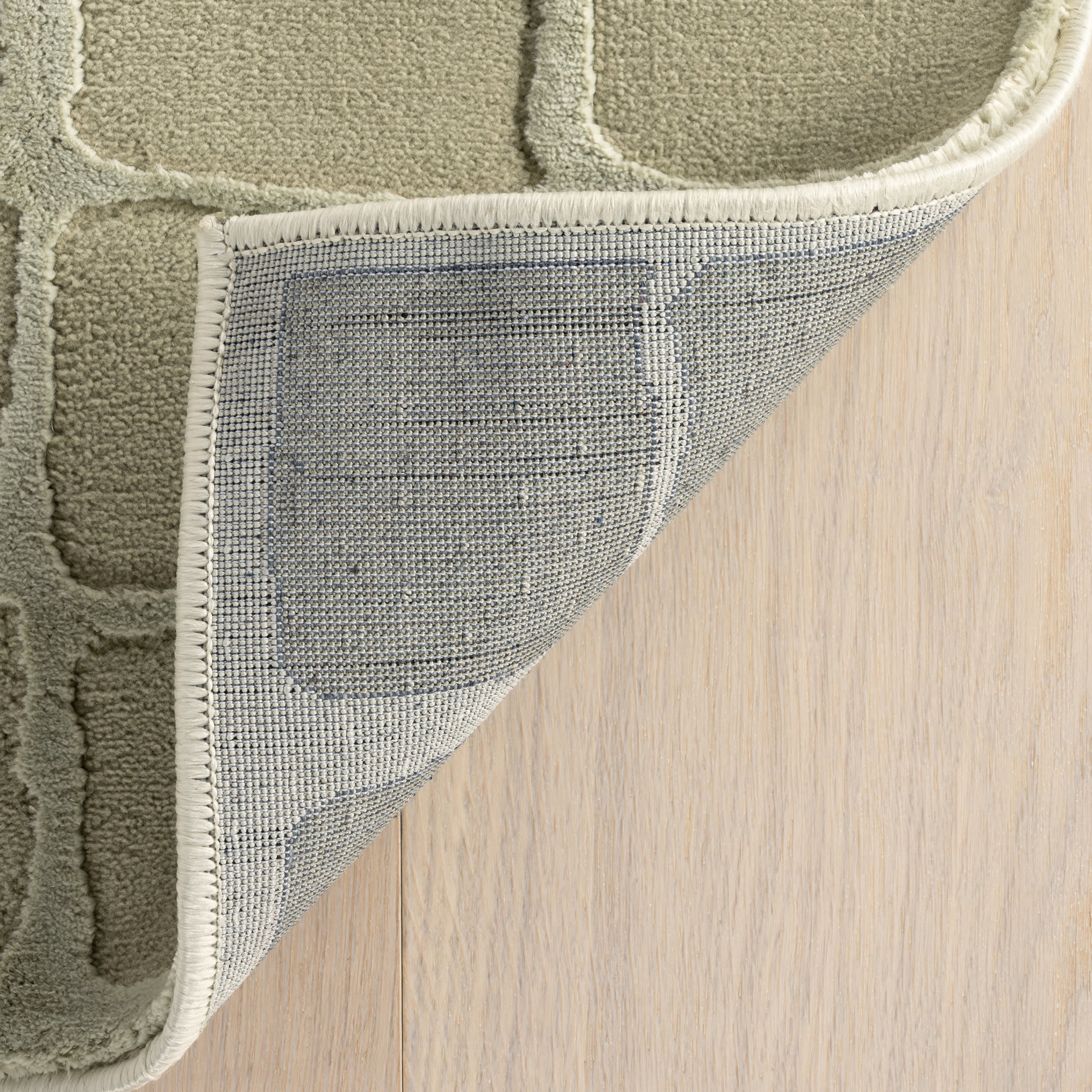 Spring Lake Plush Textured Washable Rug | Light Green - Image 5