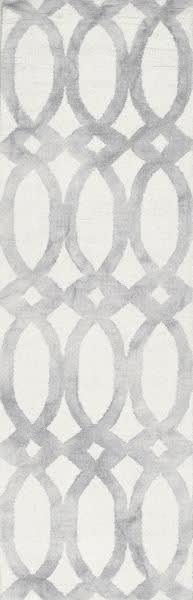 Stained Glass Trellis Rug | Grey - Image 5