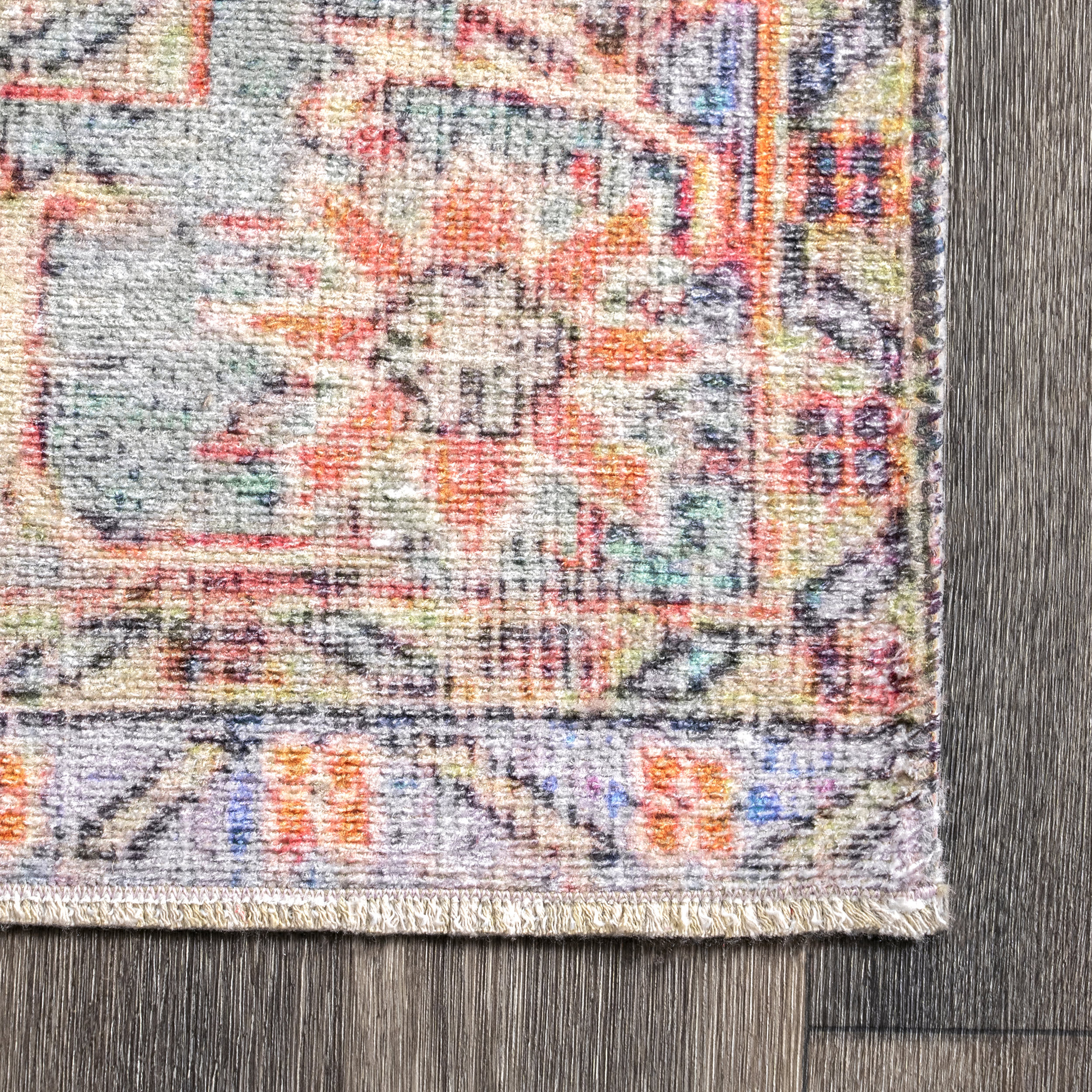 Star Medallion Flatweave Rug | Rust - Image 3