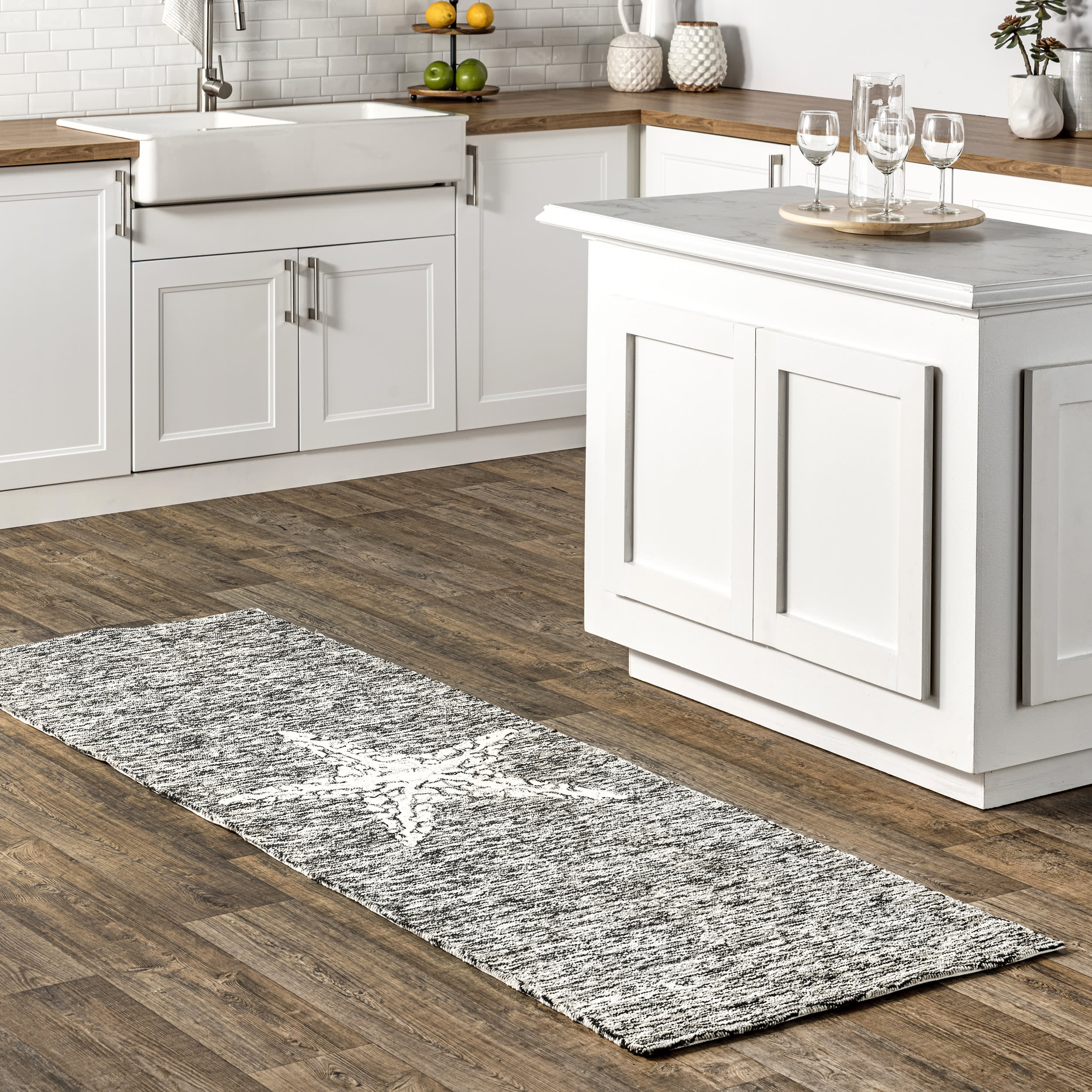 Starfish Indoor/Outdoor Rug | Grey - Image 2