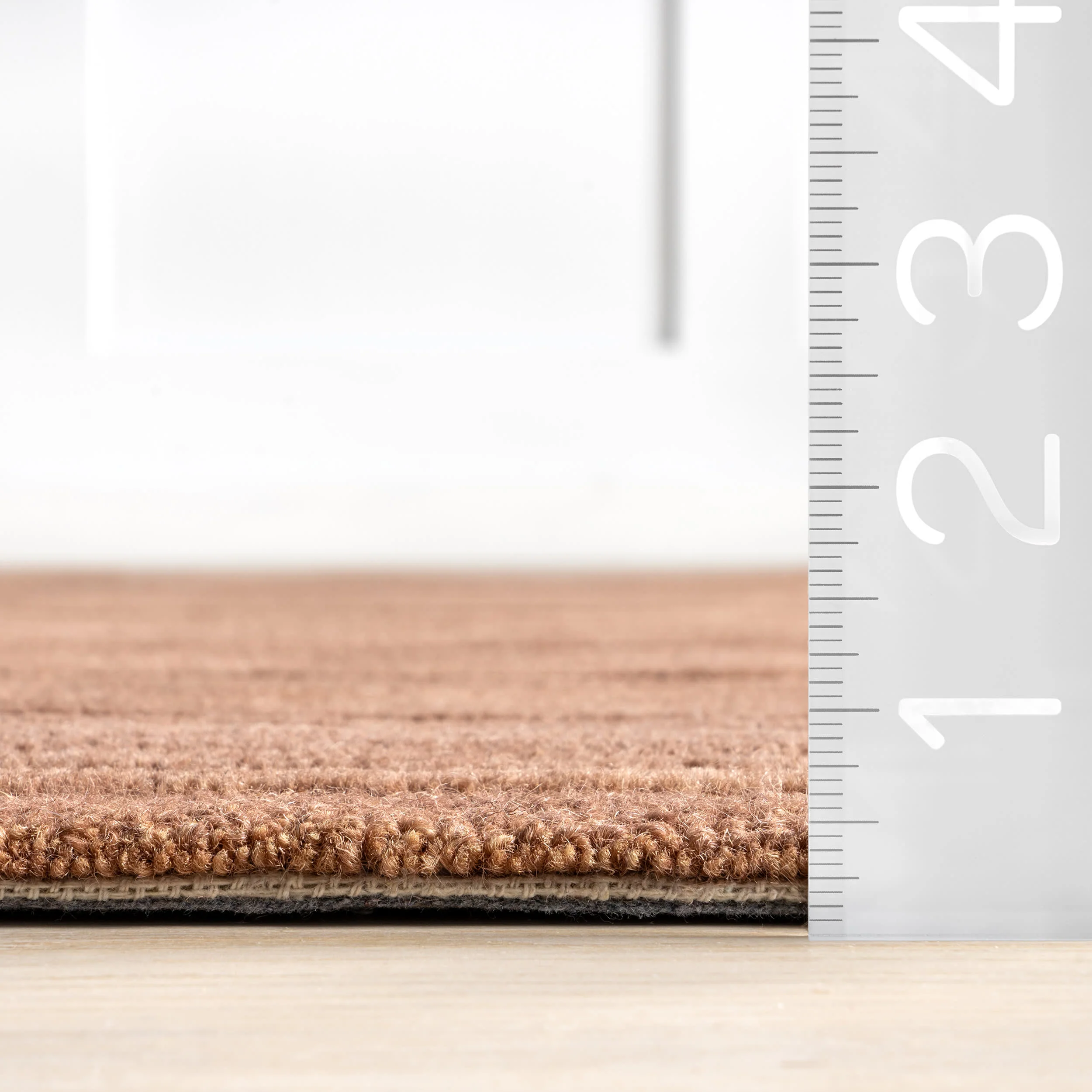 Starke Broken Stripe Wool Rug | Rust - Image 5
