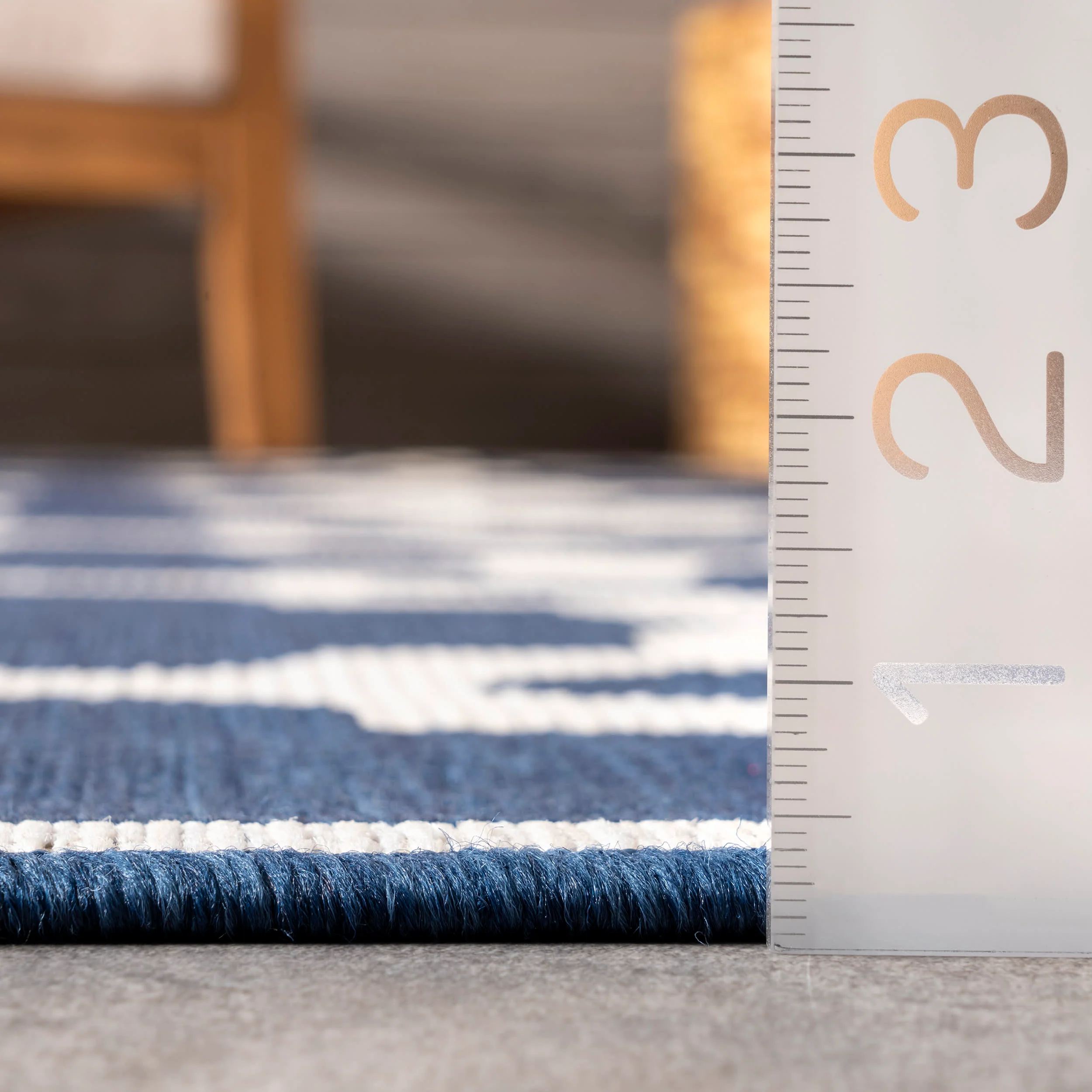 Starry Trellis Indoor/Outdoor Rug | Navy - Image 5