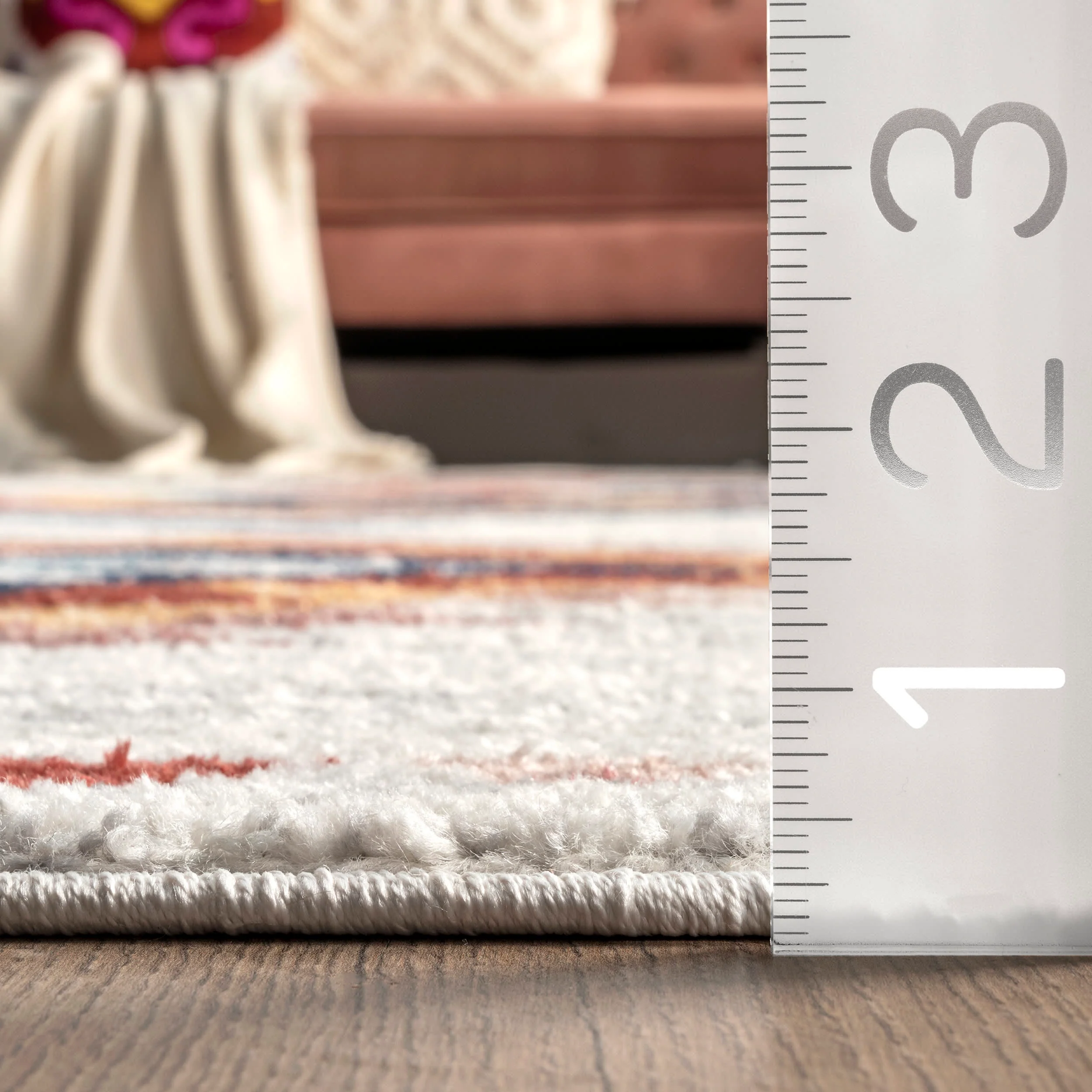 Stella Aztec Diamond Rug | Beige - Image 5