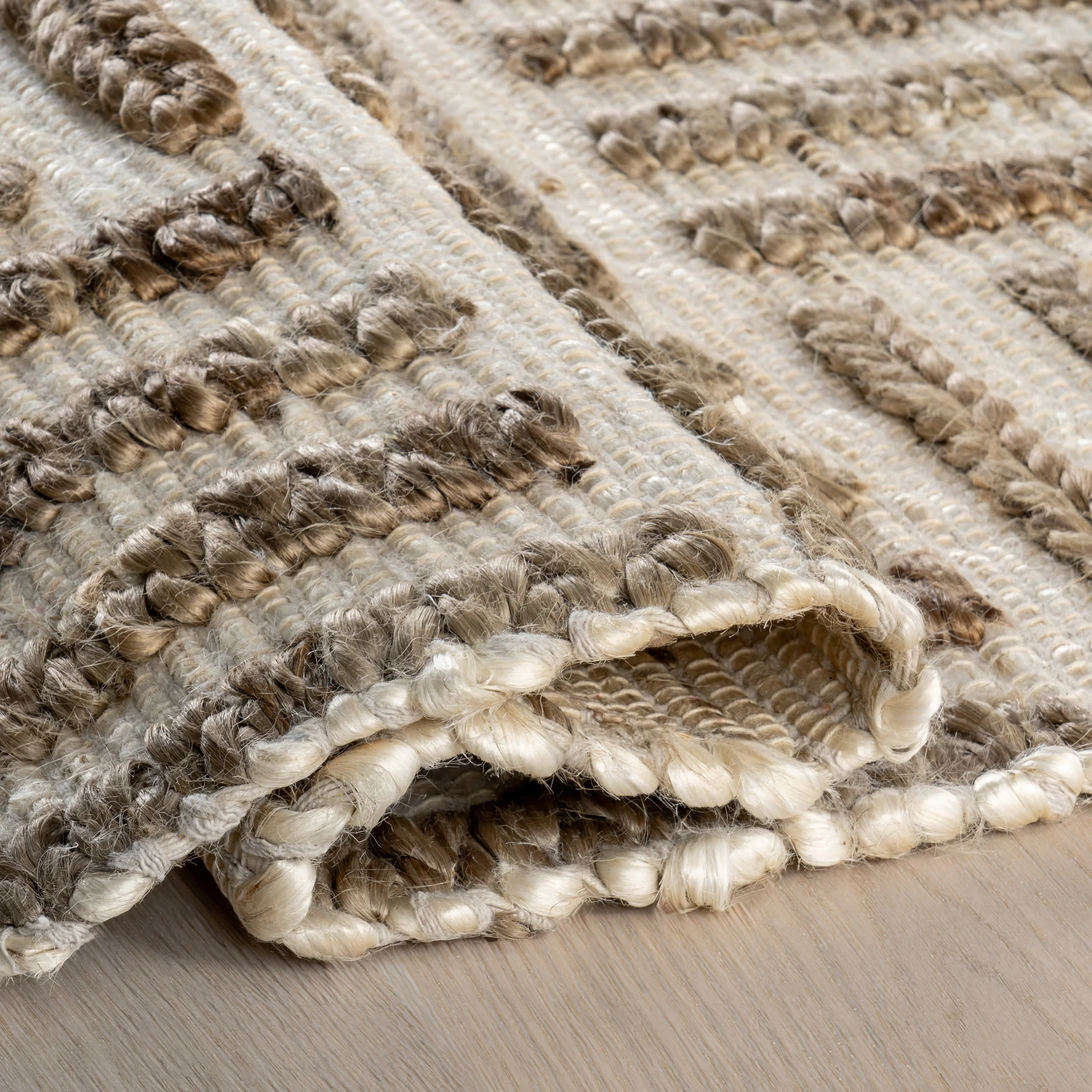 Stepstones Tiled Rug | Ivory - Image 8