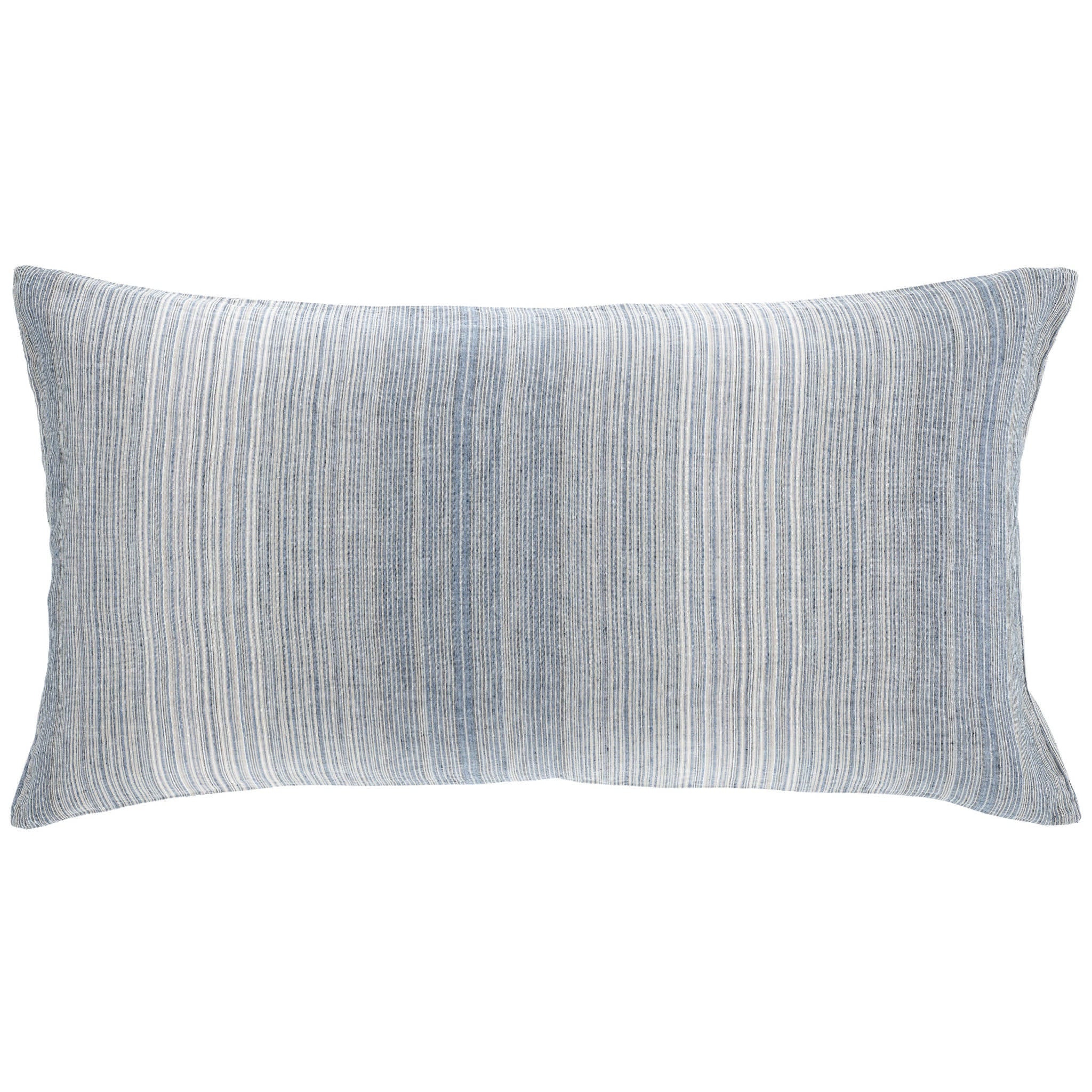 Sterling Stripe Linen Sham | Blue - Image 4