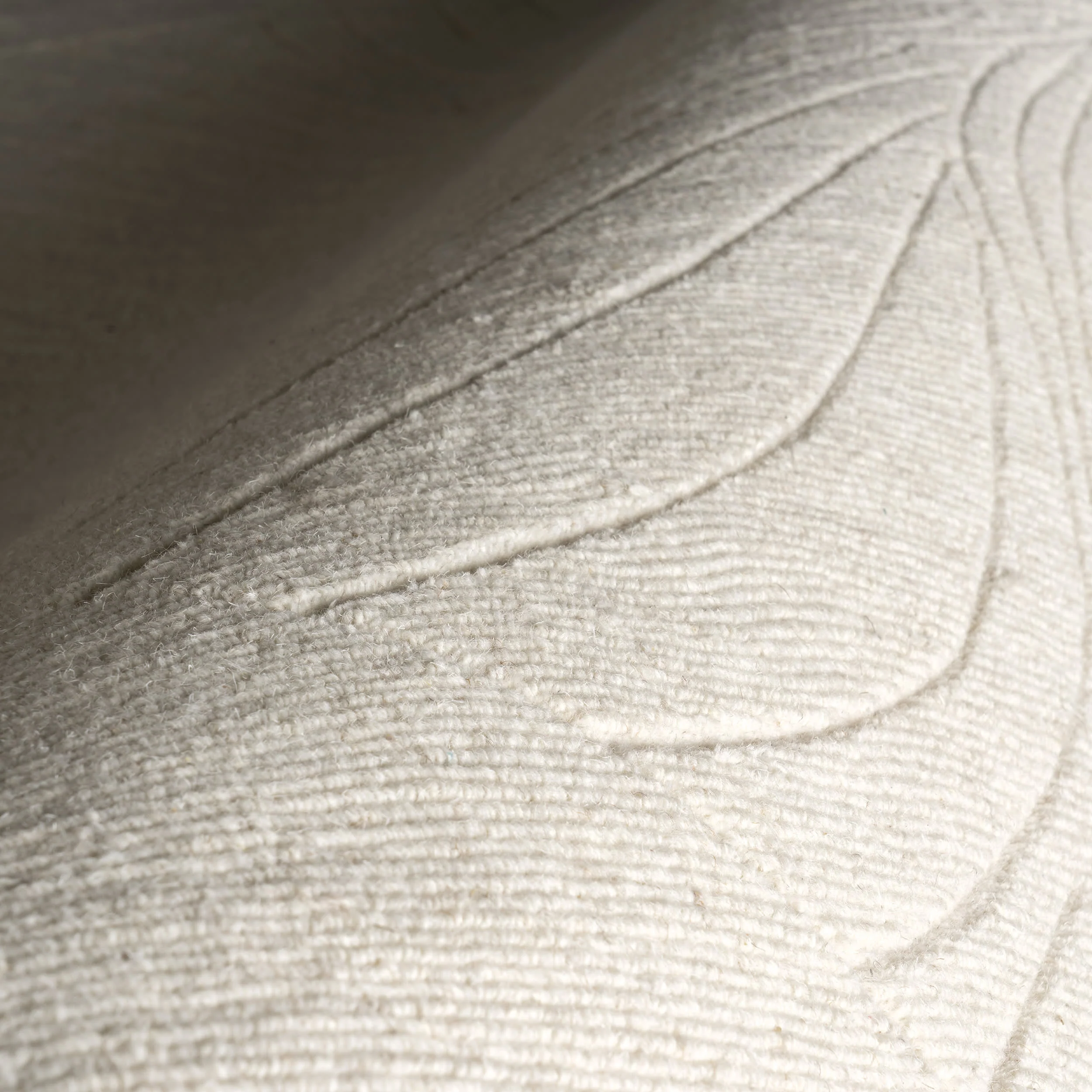 Stillpoint Radiating Pattern Wool Rug | Ivory - Image 3