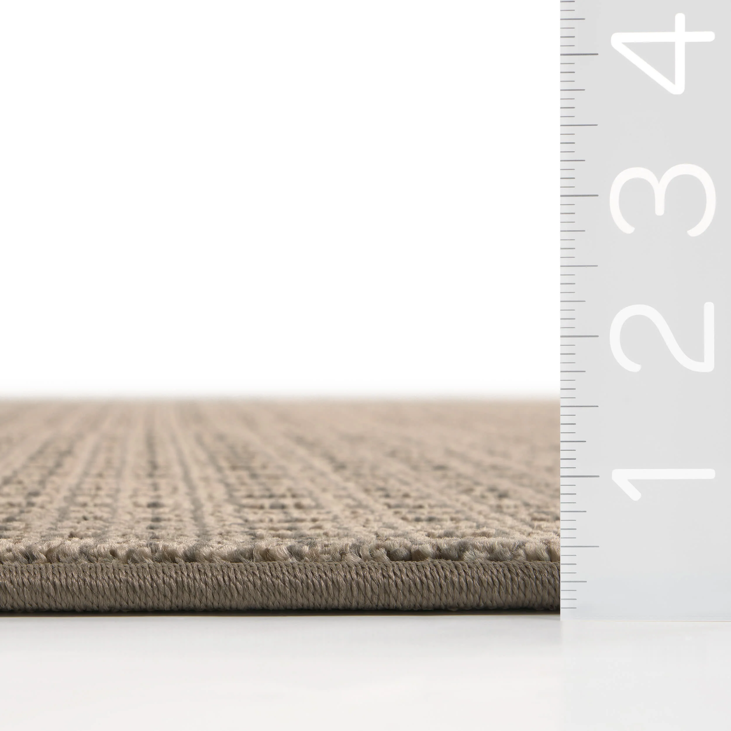 Stilt Micro-Crosshatch Custom Rug | Brown - Image 3
