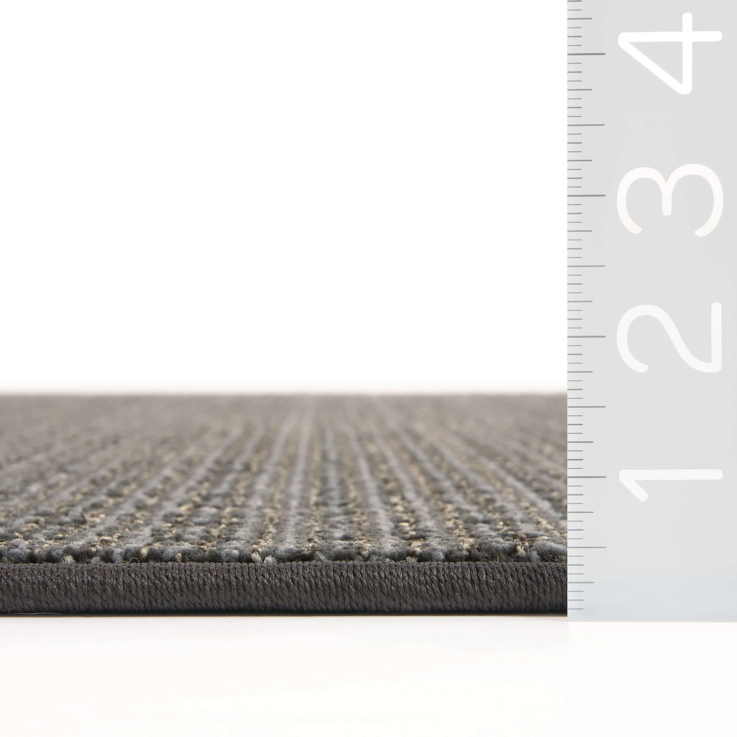 Stilt Micro-Crosshatch Custom Rug | Charcoal - Image 3
