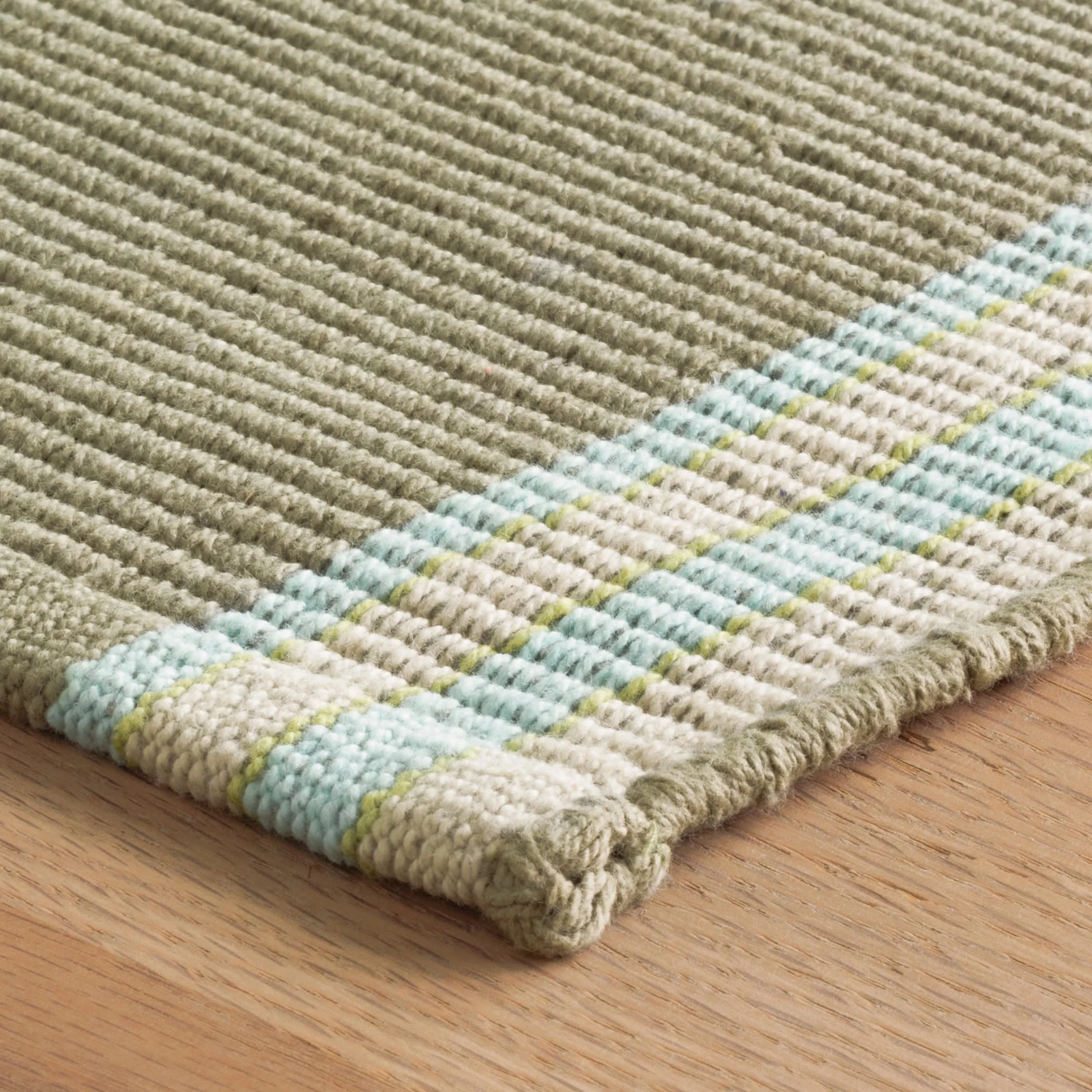 Stone Soup Handwoven Cotton Rug | Multi - Image 5