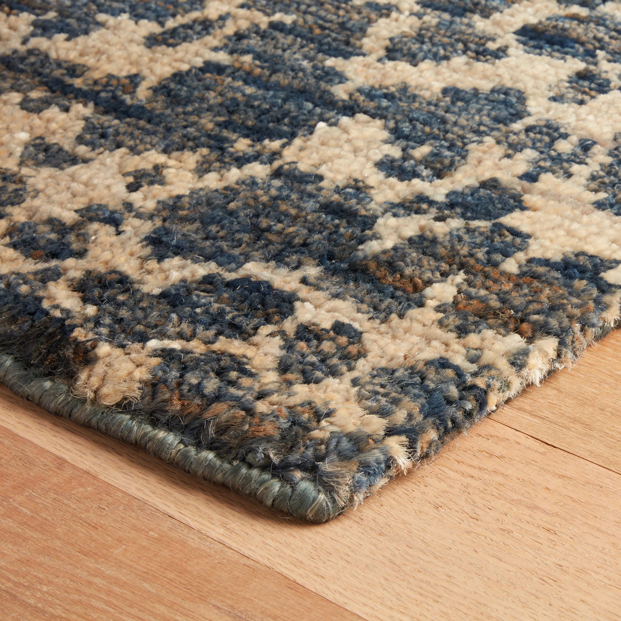 Stormi Hand Knotted Jute Rug | Indigo - Image 6
