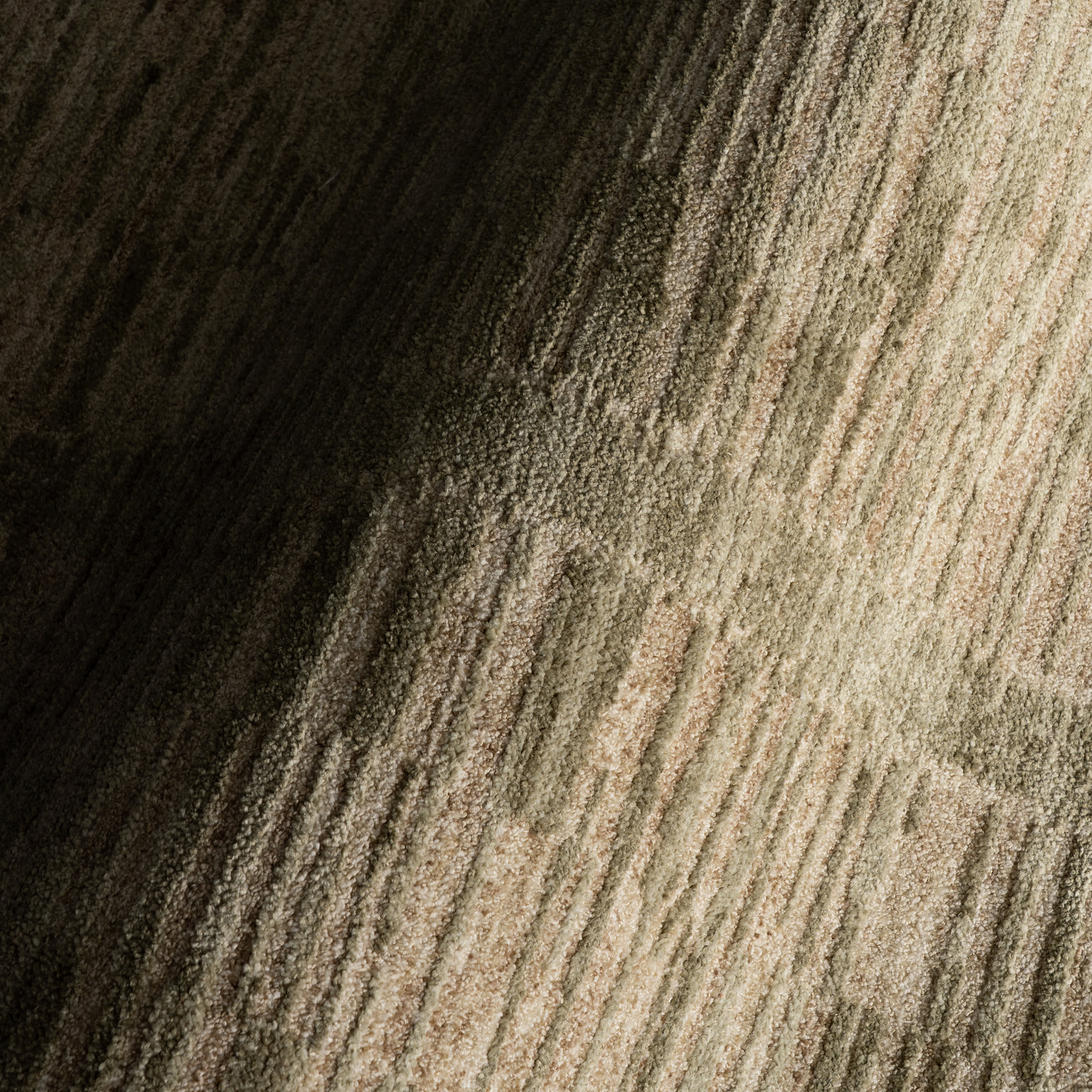 Striata Bohemian Striped Rug | Green - Image 3