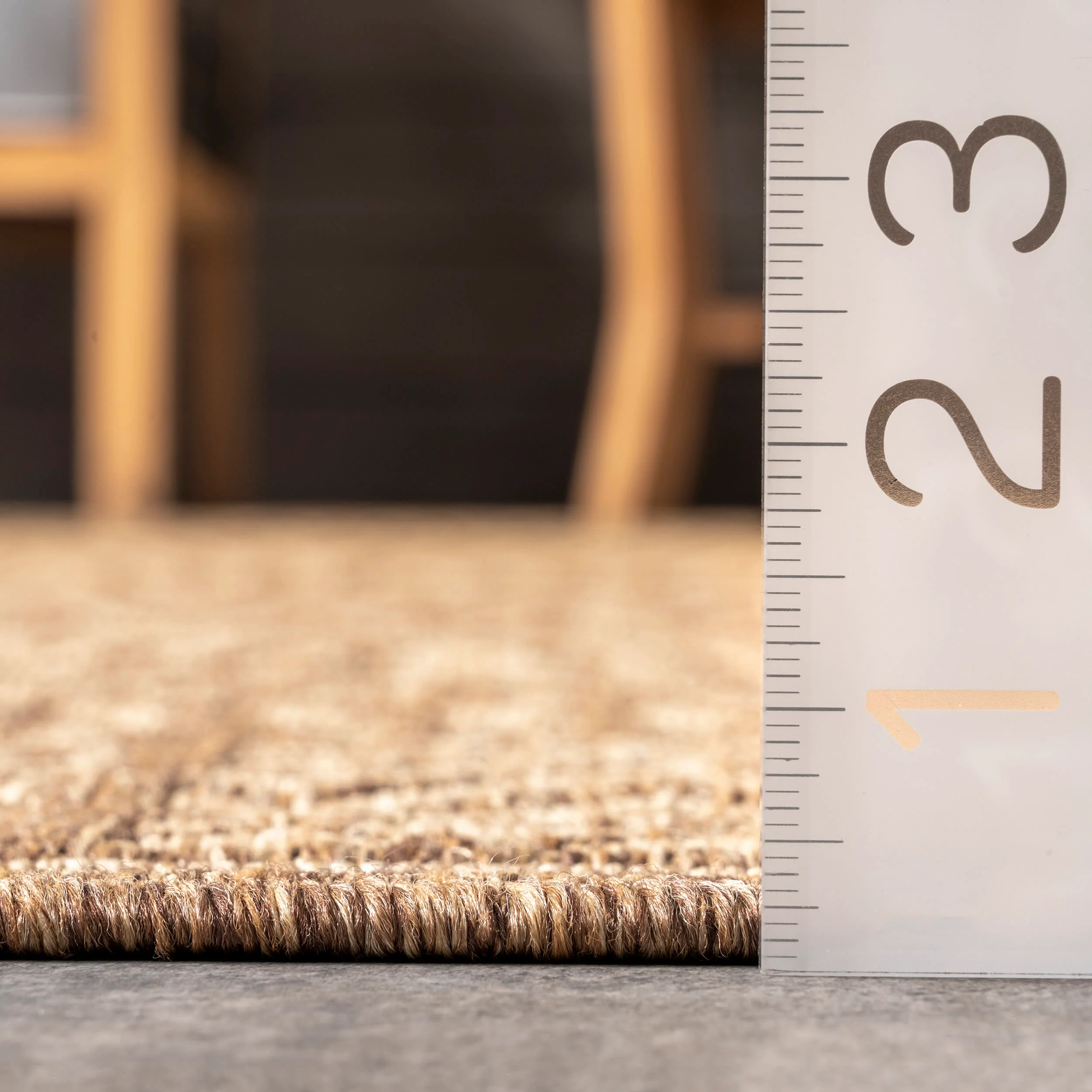 Striped Banded Indoor/Outdoor Rug | Brown - Image 5