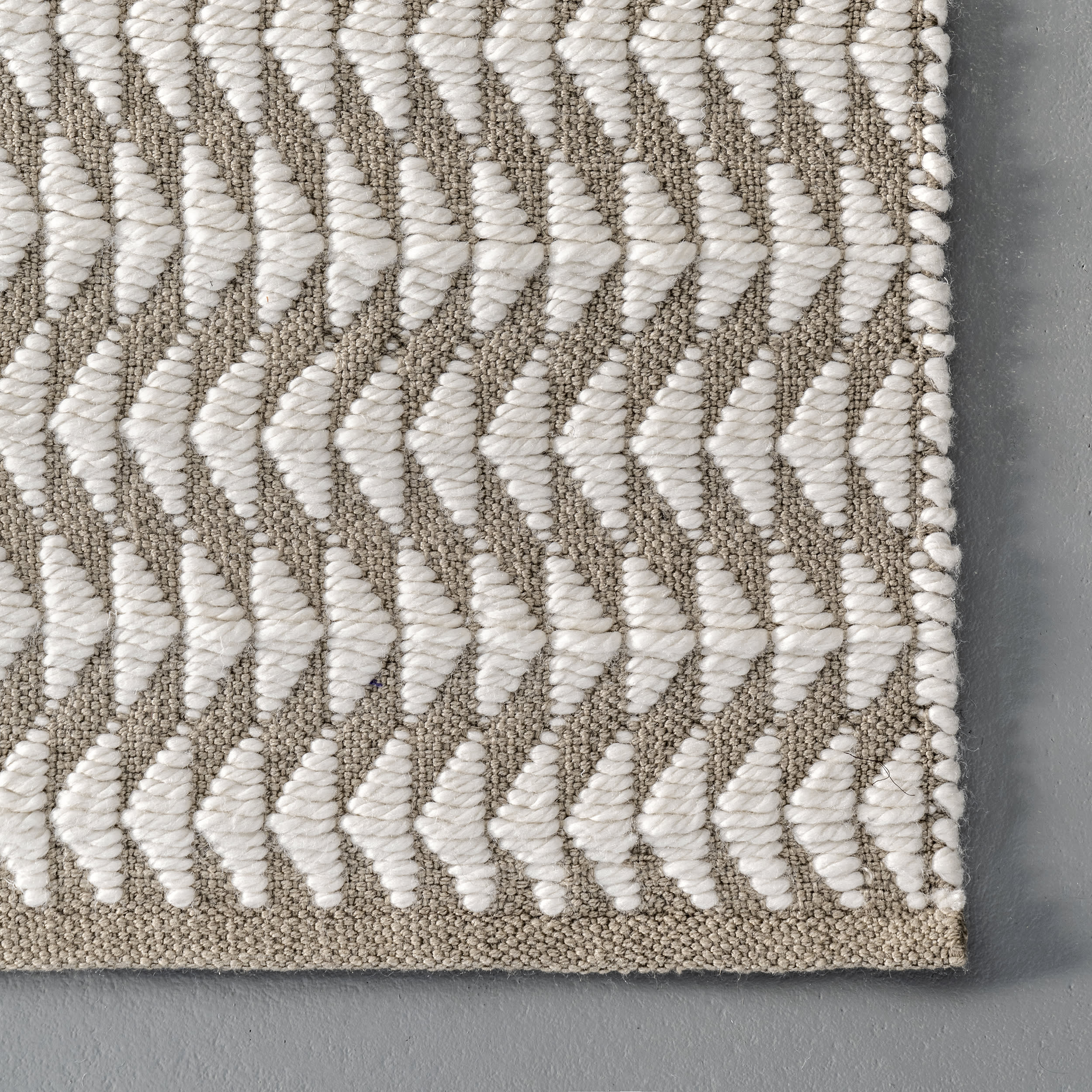 Striped Indoor/Outdoor Rug | Ivory - Image 3