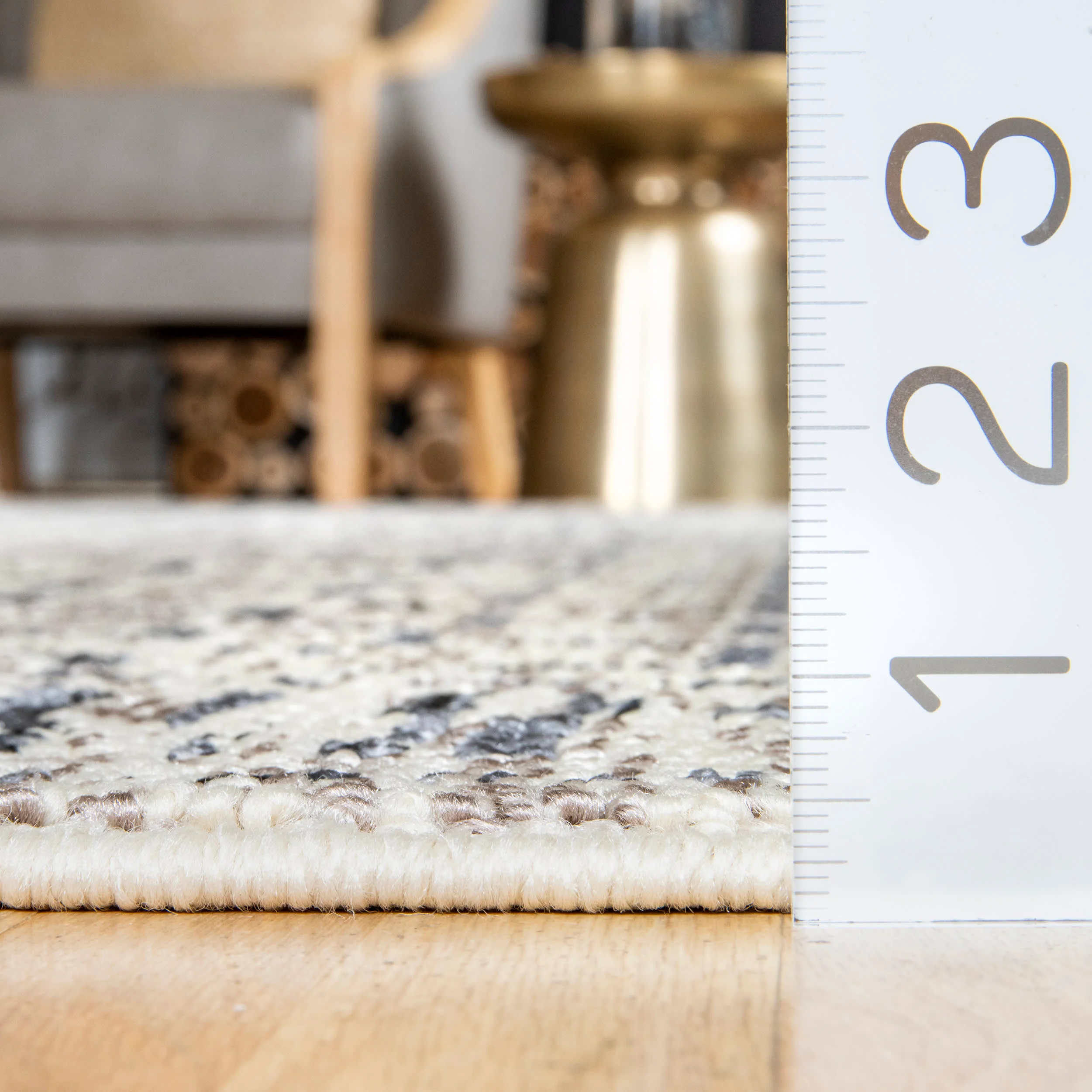 Striped Tassel Rug | Ivory - Image 5