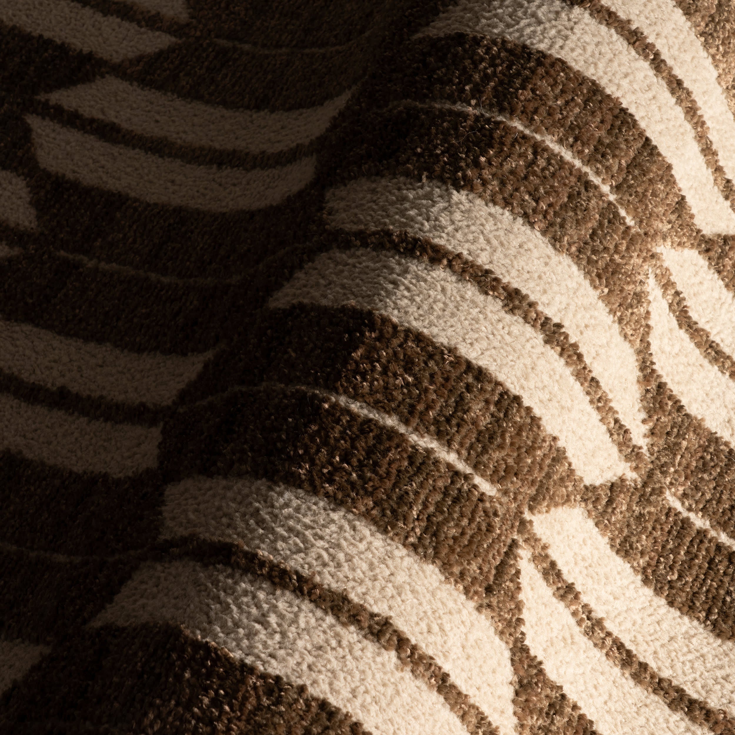 Suba Transitional Geometric Rug | Brown - Image 3