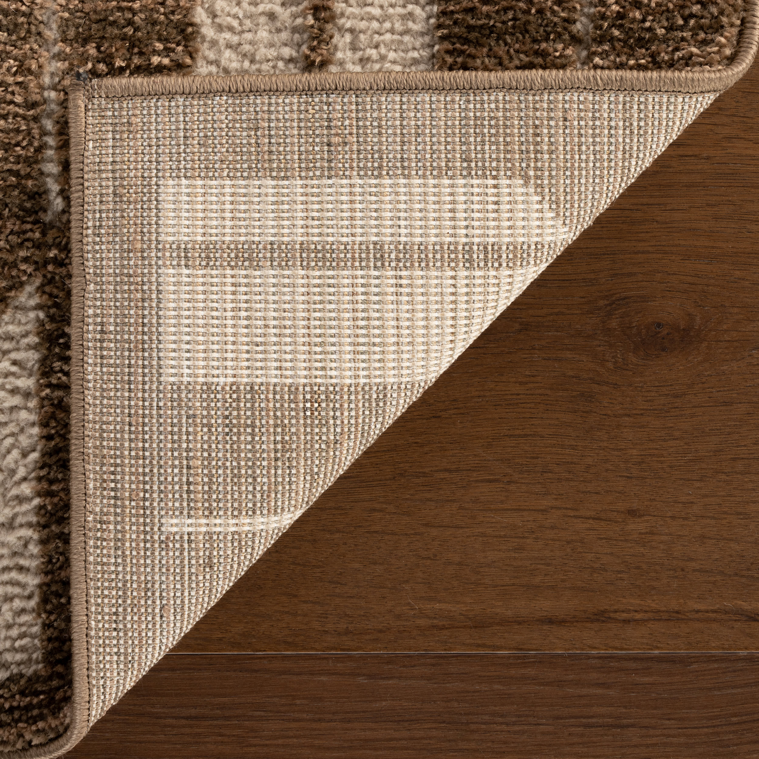 Suba Transitional Geometric Rug | Brown - Image 7