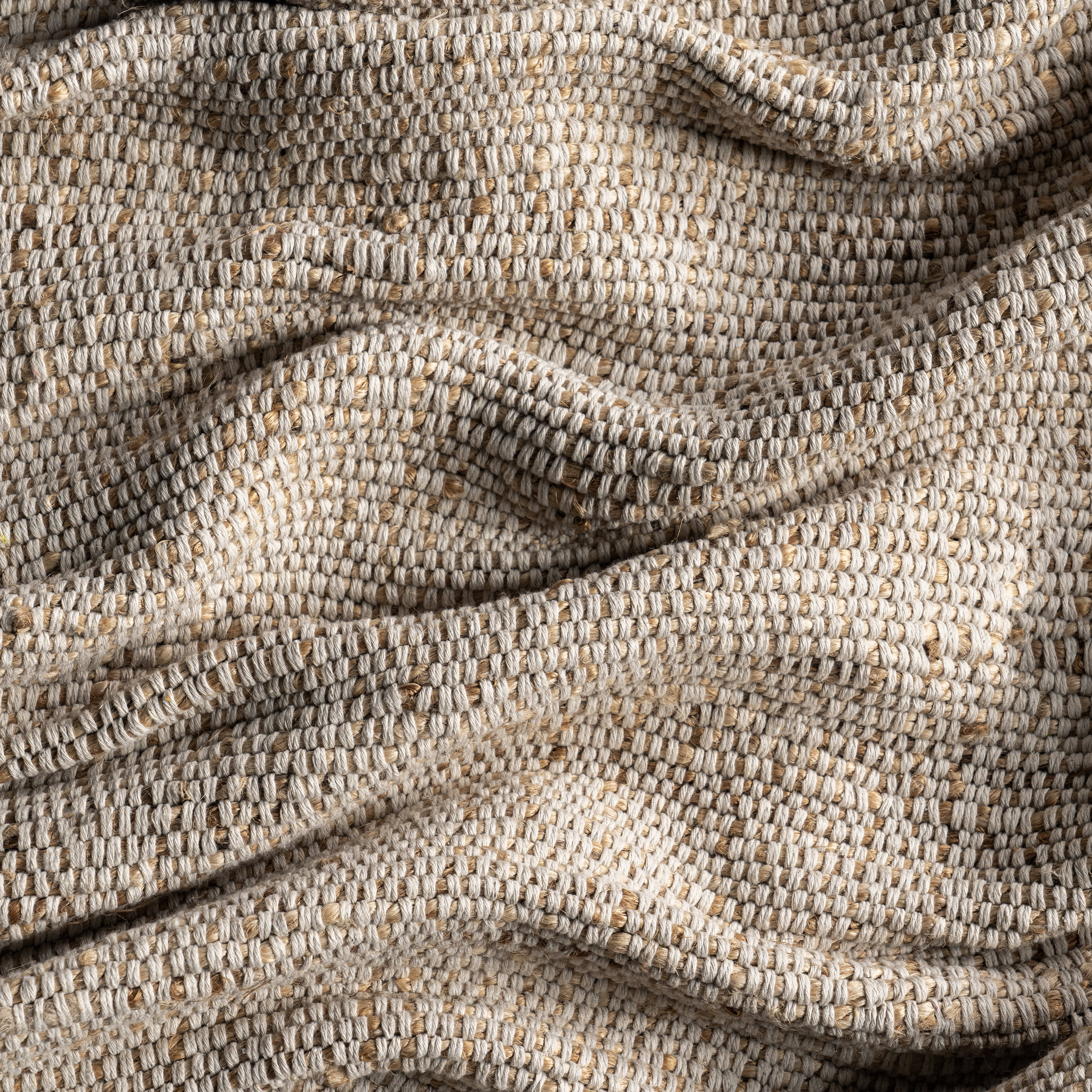 Suellen Bordered Handwoven Jute-Blend Rug | Brown - Image 8