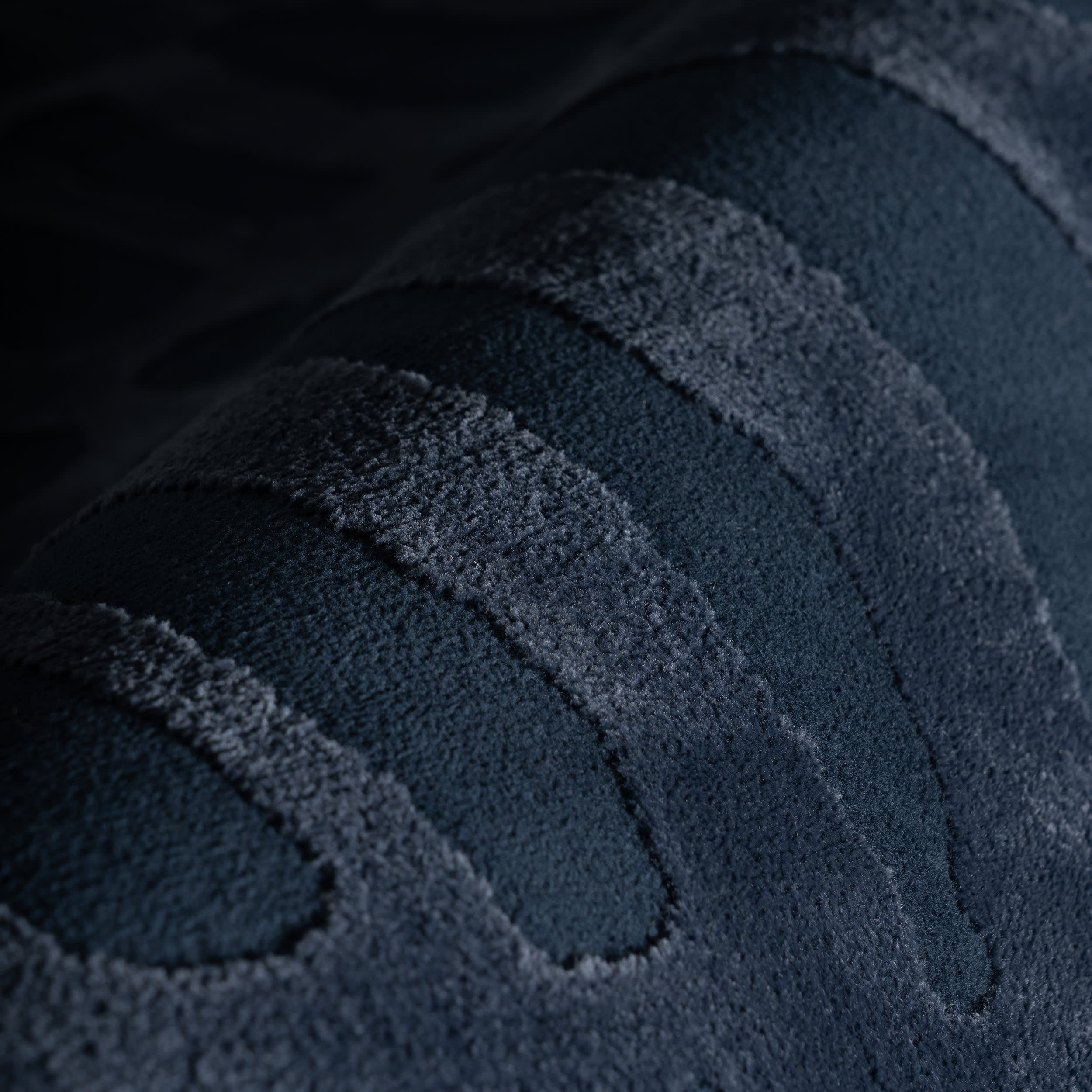 Summit Plush Textured Washable Rug | Blue - Image 3