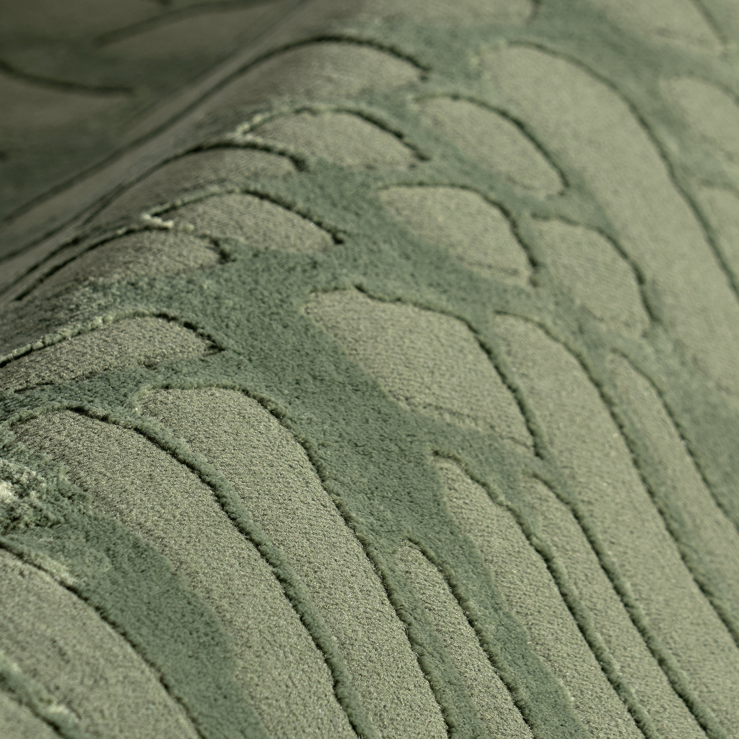 Summit Plush Textured Washable Rug | Green - Image 3