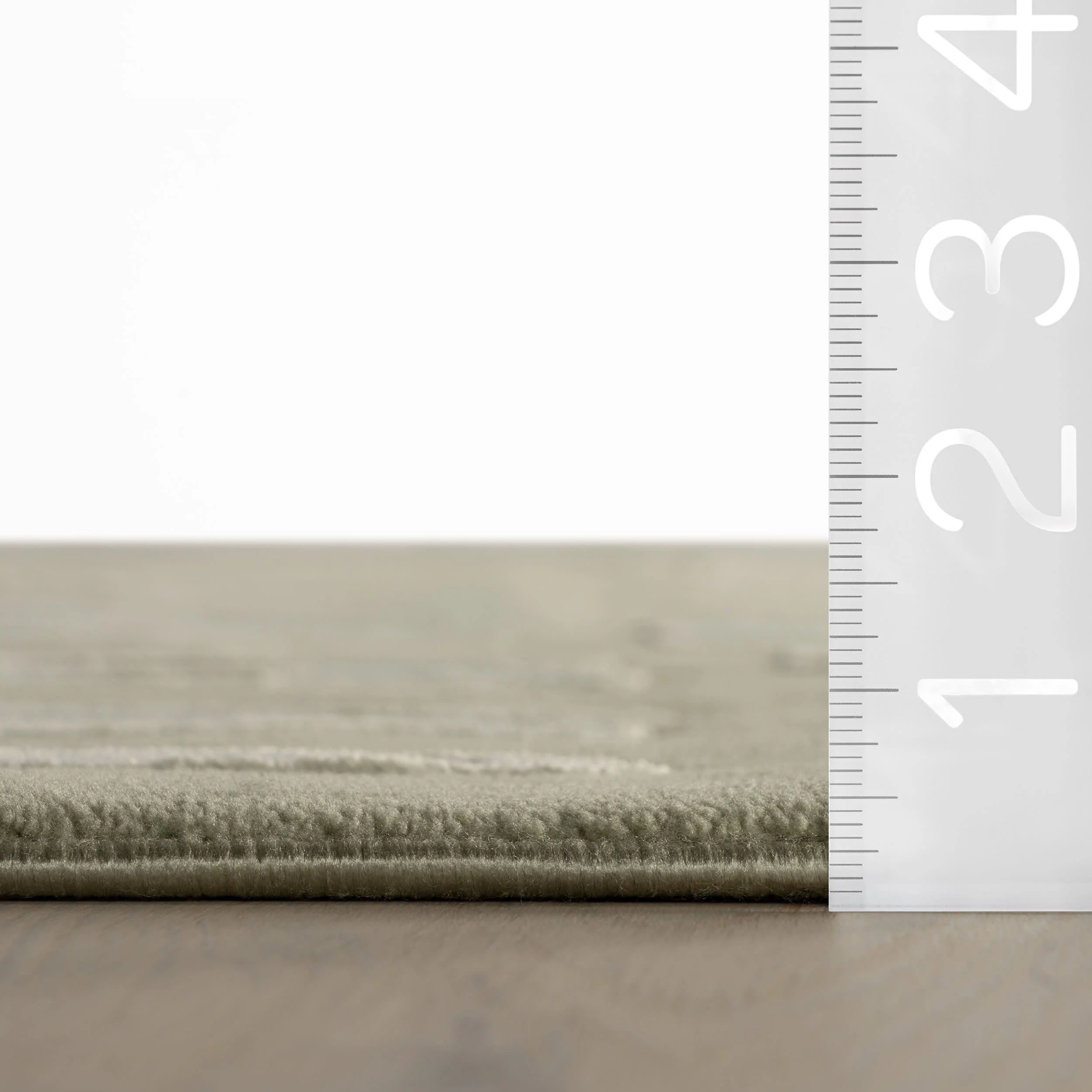 Summit Plush Textured Washable Rug | Light Green - Image 4