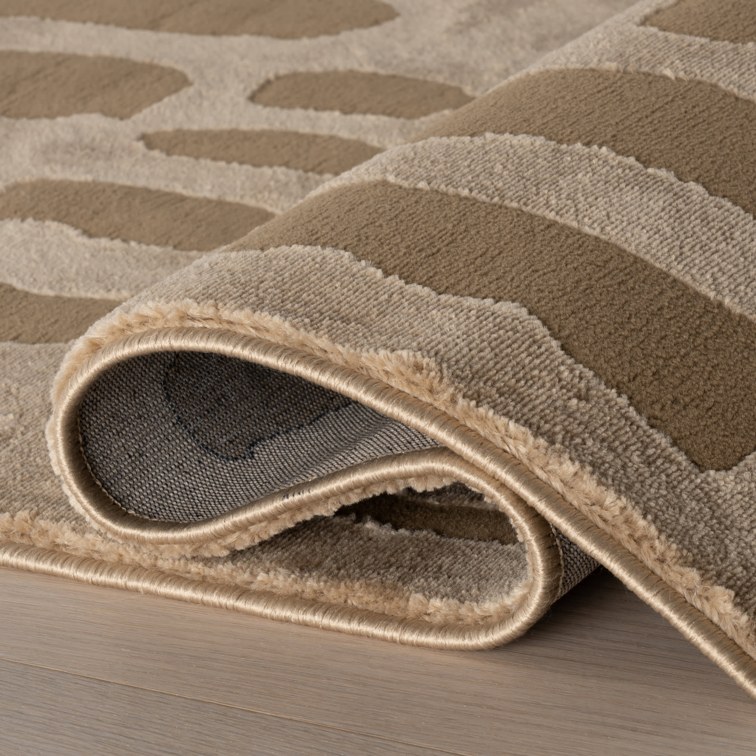 Summit Plush Textured Washable Rug | Sand - Image 11