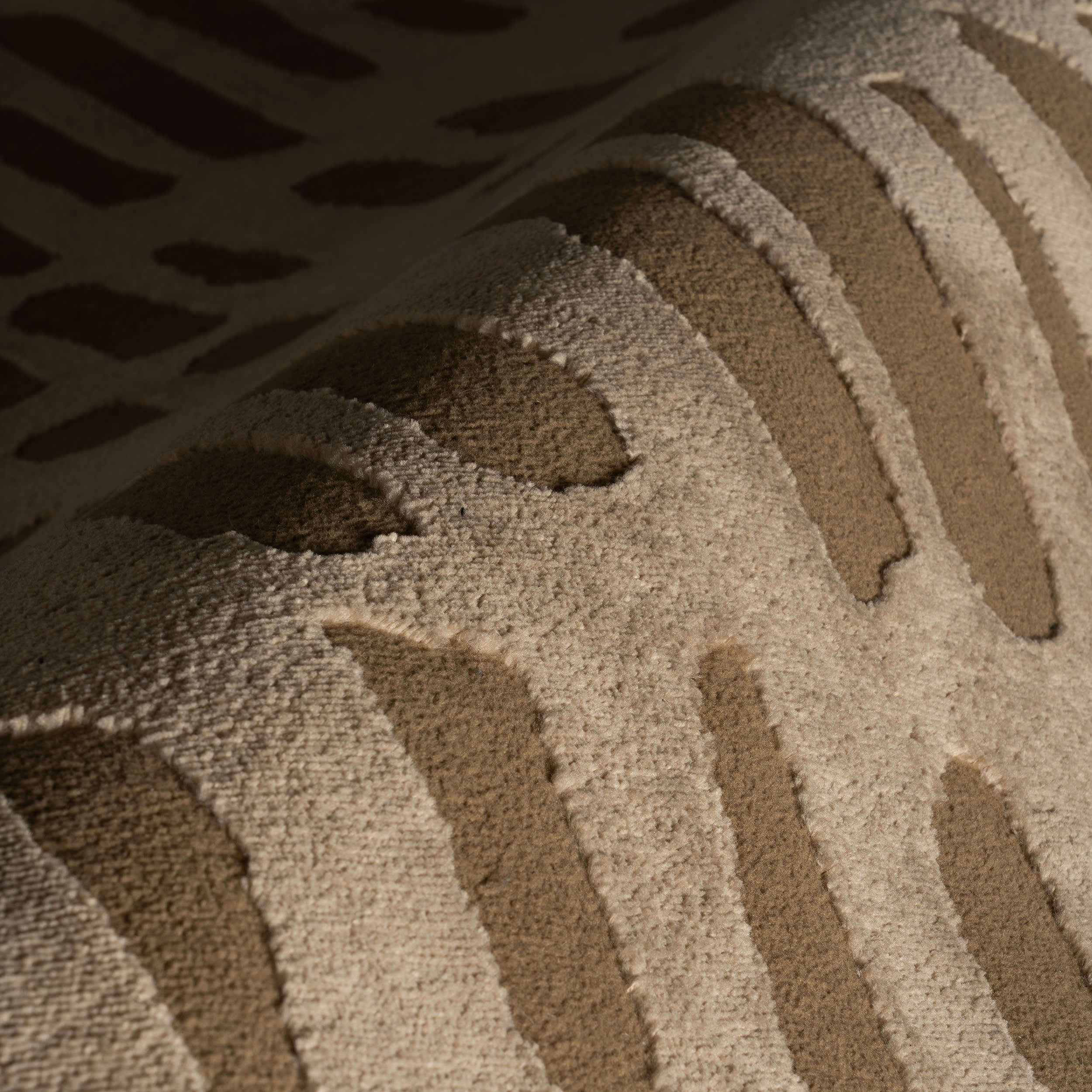Summit Plush Textured Washable Rug | Sand - Image 3