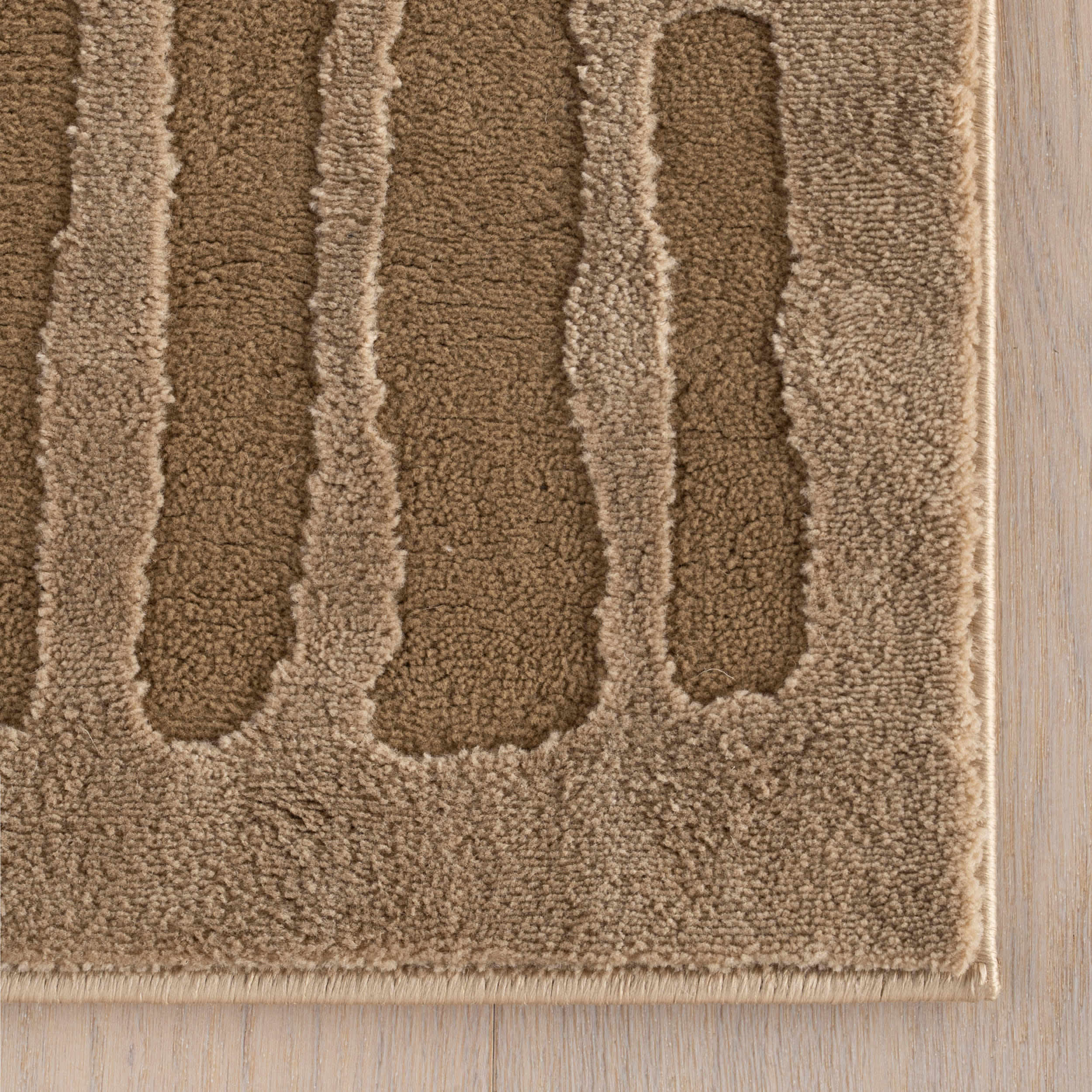 Summit Plush Textured Washable Rug | Sand - Image 4