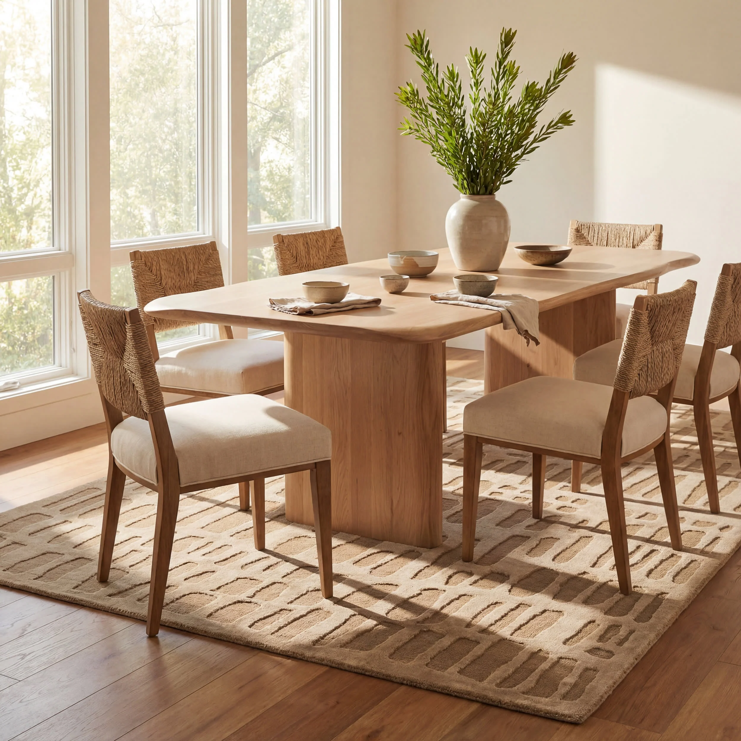 Summit Plush Textured Washable Rug | Sand - Image 7