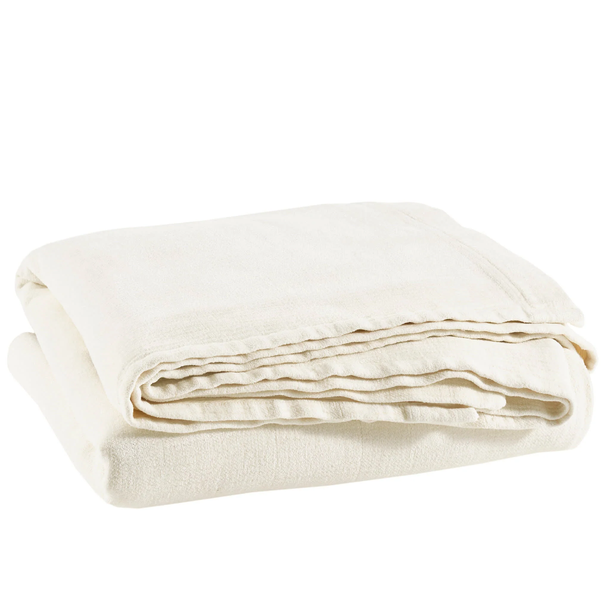 Sumptuous Chenille Coverlet | Ivory - Image 2