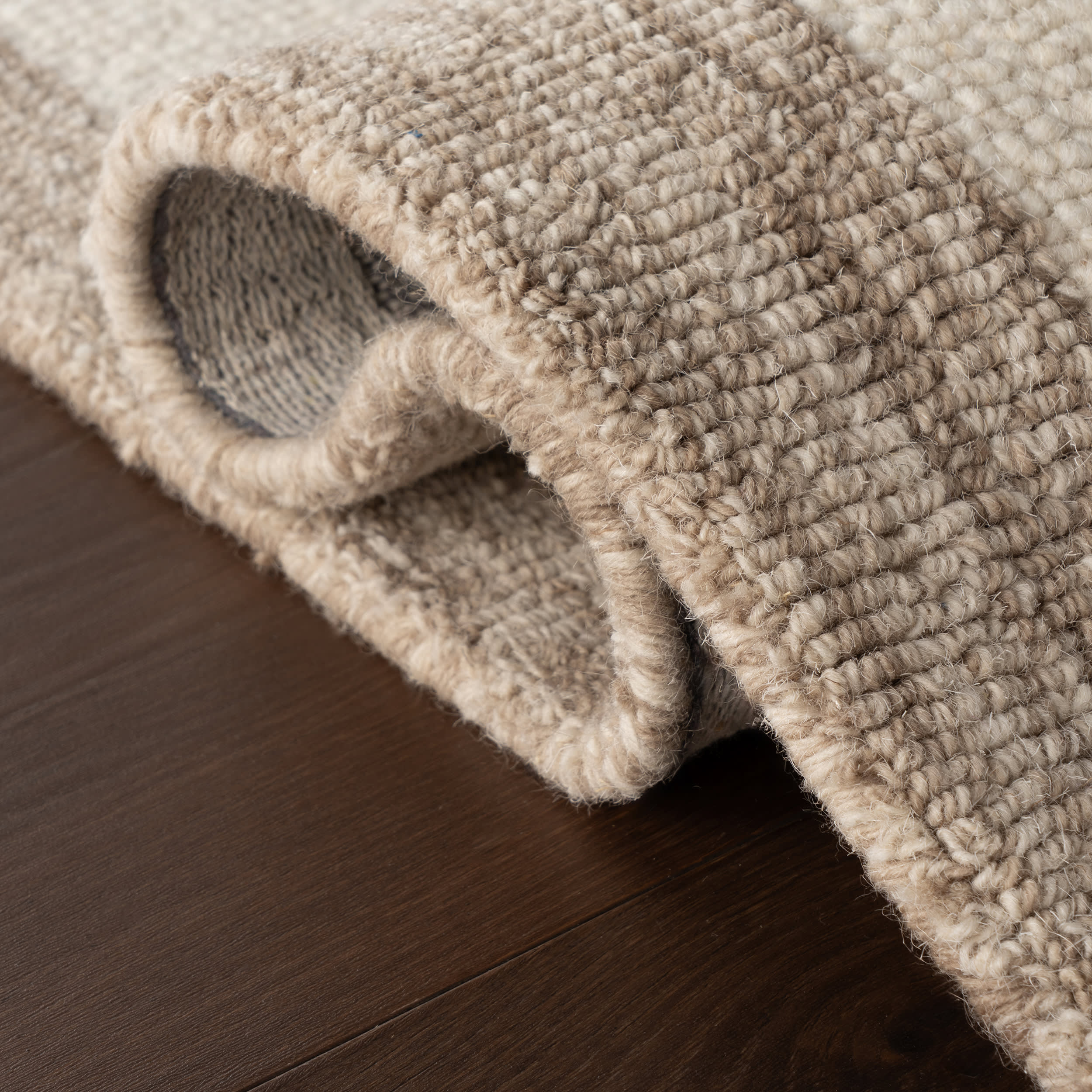 Suna Wool Modern Transitional Rug | Sand - Image 11