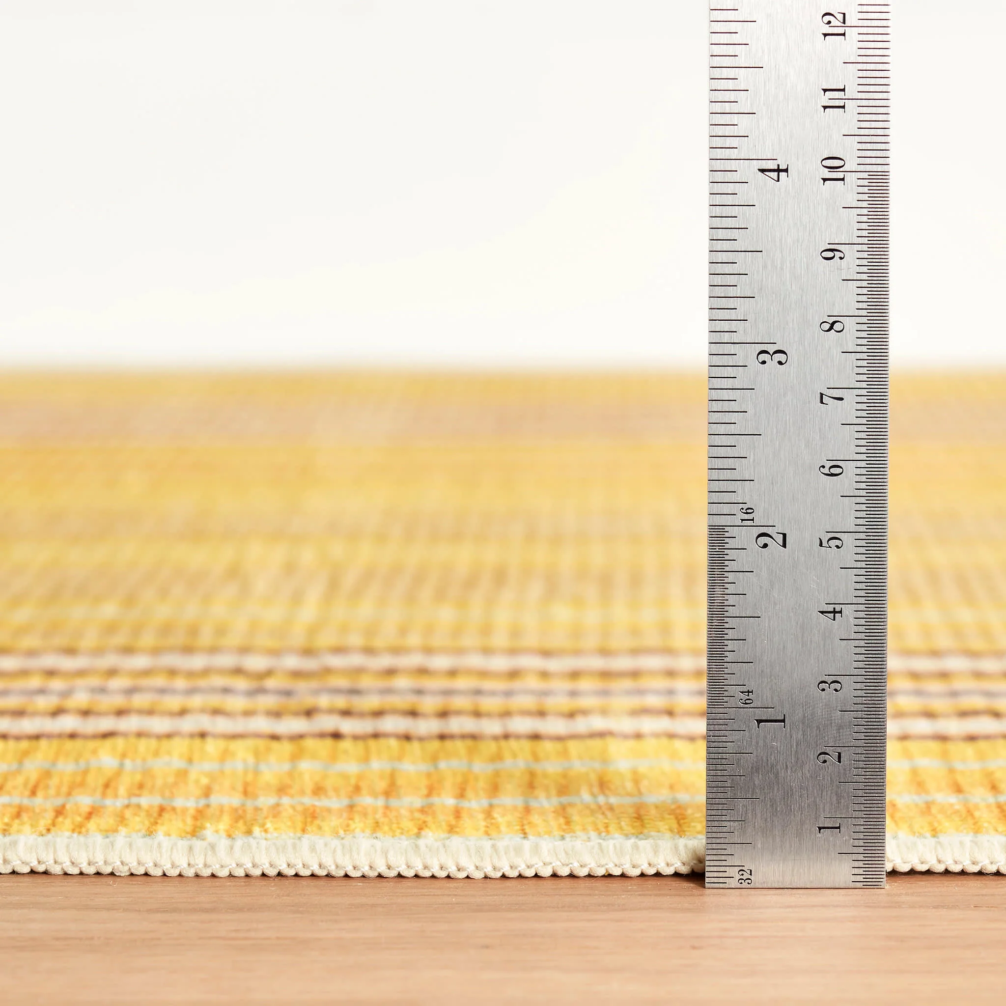 Sunflower Ticking Machine Washable Rug | Multicolor - Image 4