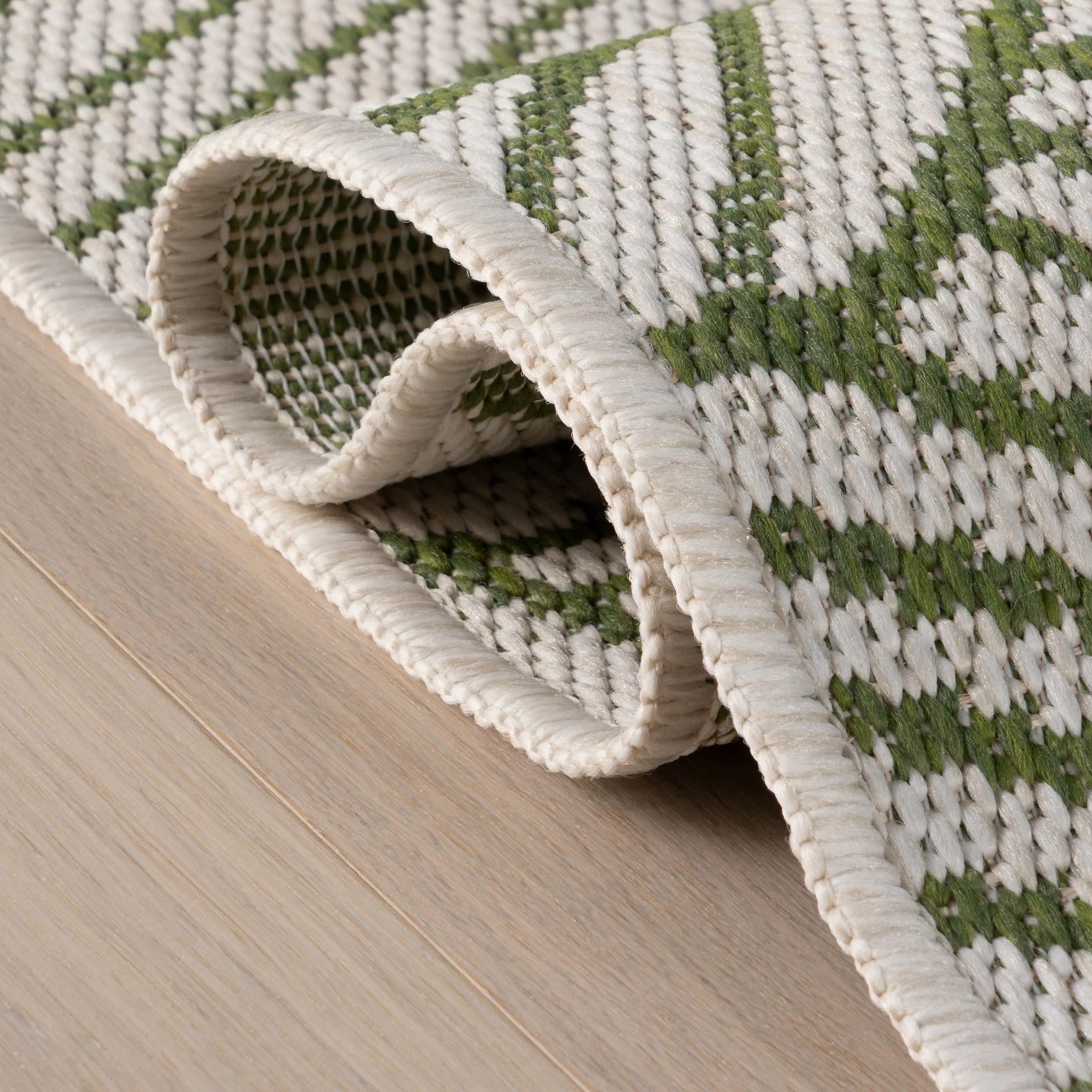 Sunniva Tropical Floral Indoor/Outdoor Rug | Green - Image 11