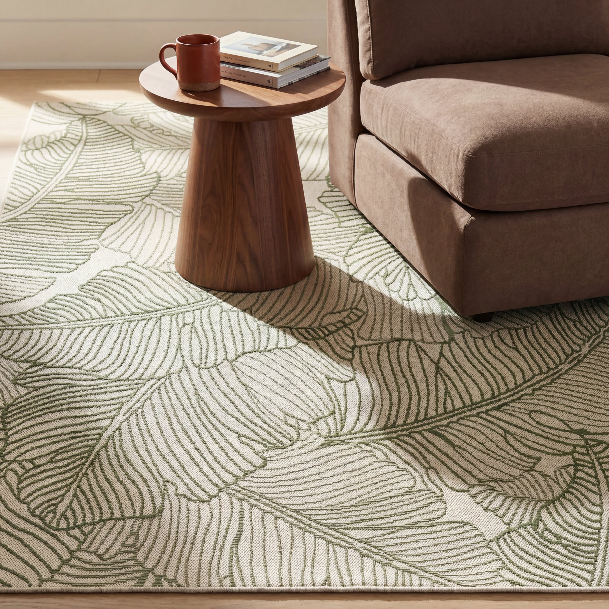 Sunniva Tropical Floral Indoor/Outdoor Rug | Green - Image 5