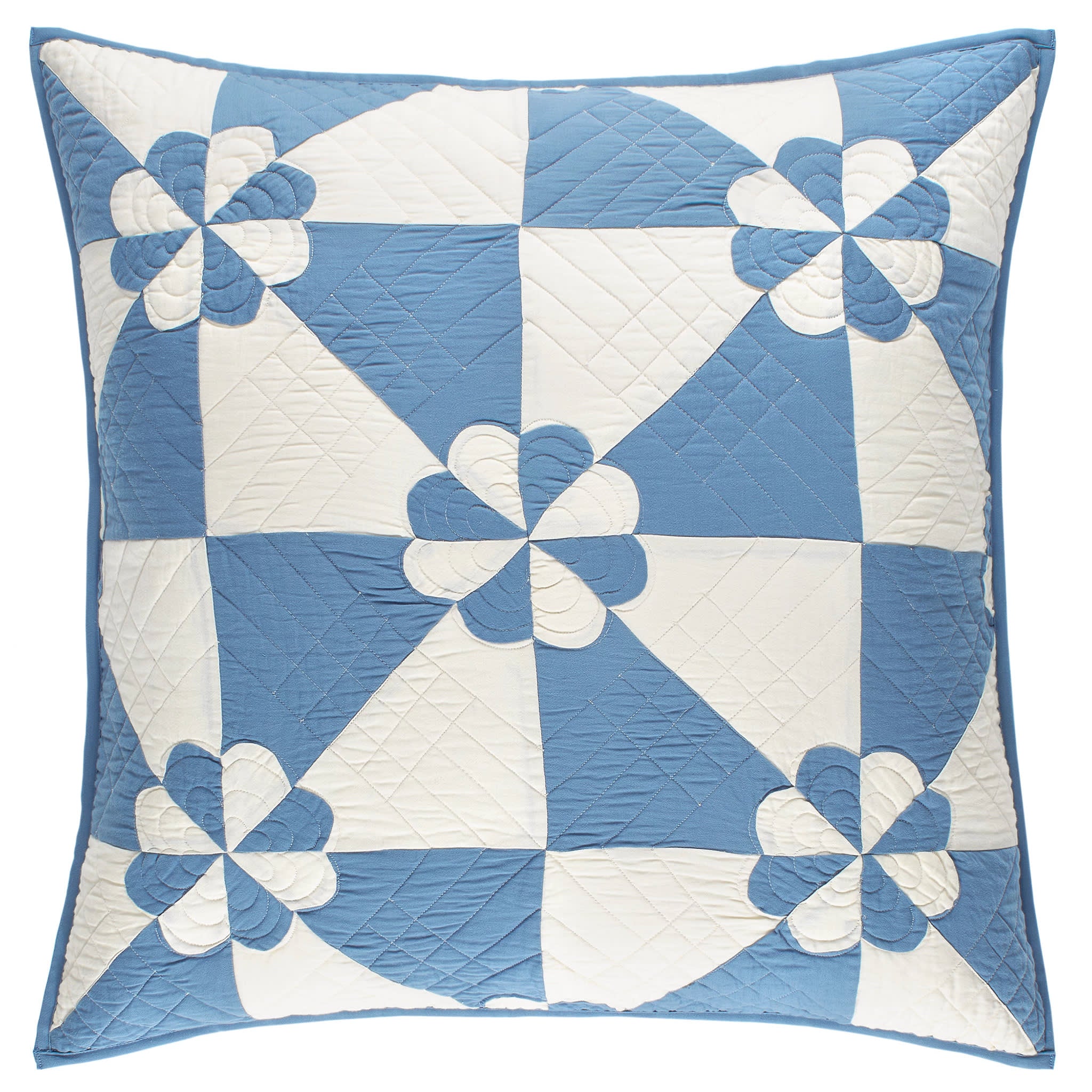 Sunny Side Quilted Sham | Blue - Image 5