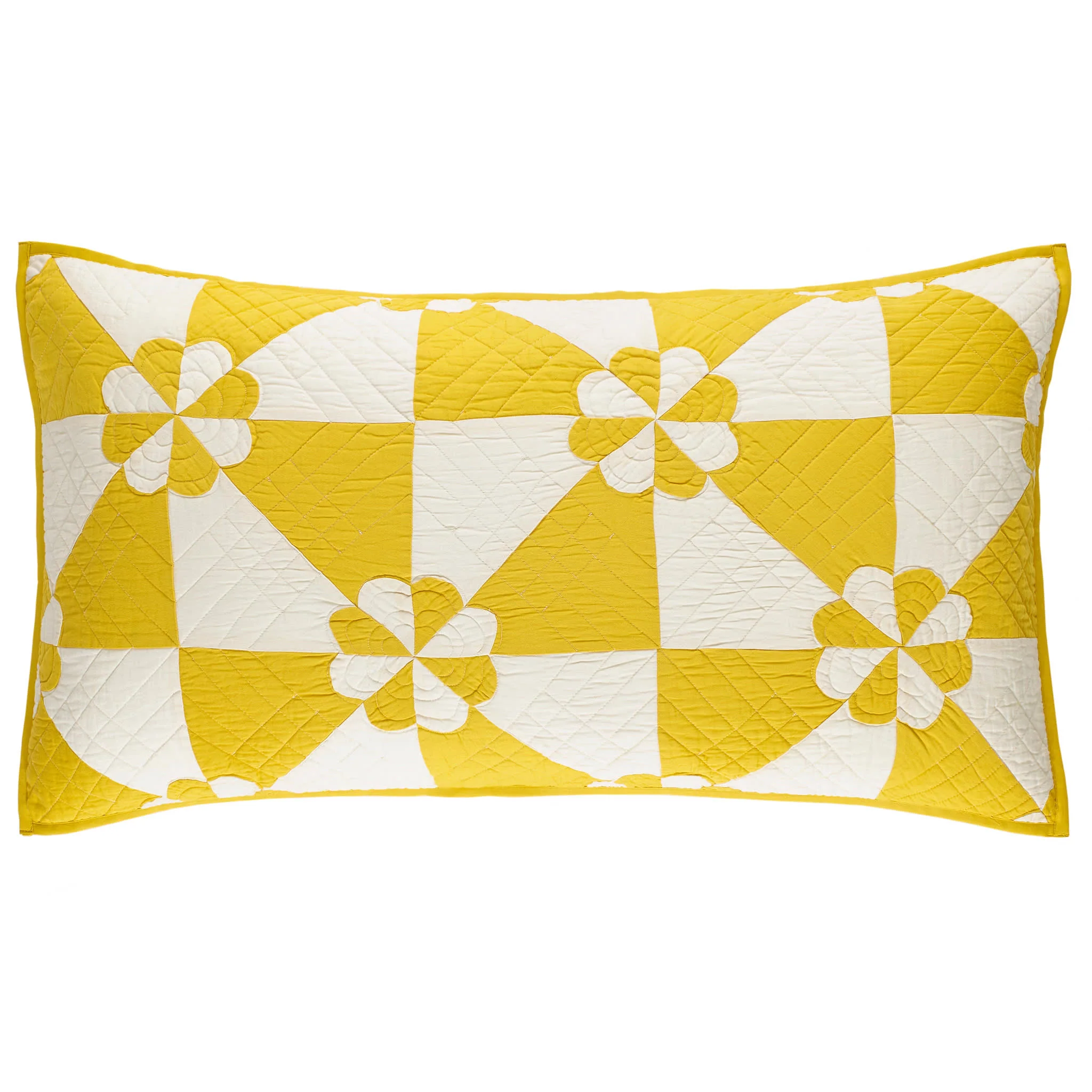 Sunny Side Quilted Sham | Yellow - Image 6